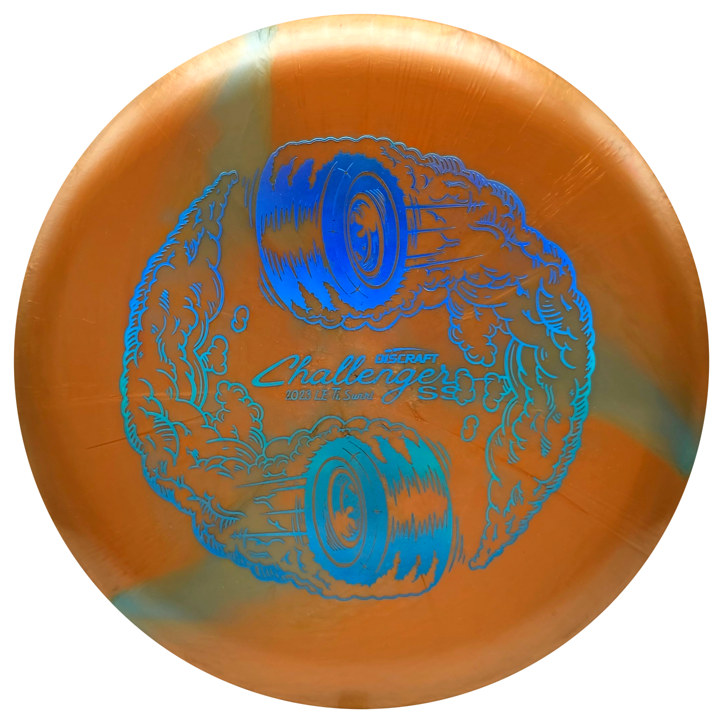 Discraft Titanium Ti Swirl Burnout Challenger SS - Ledgestone 2023 - KJ Disc