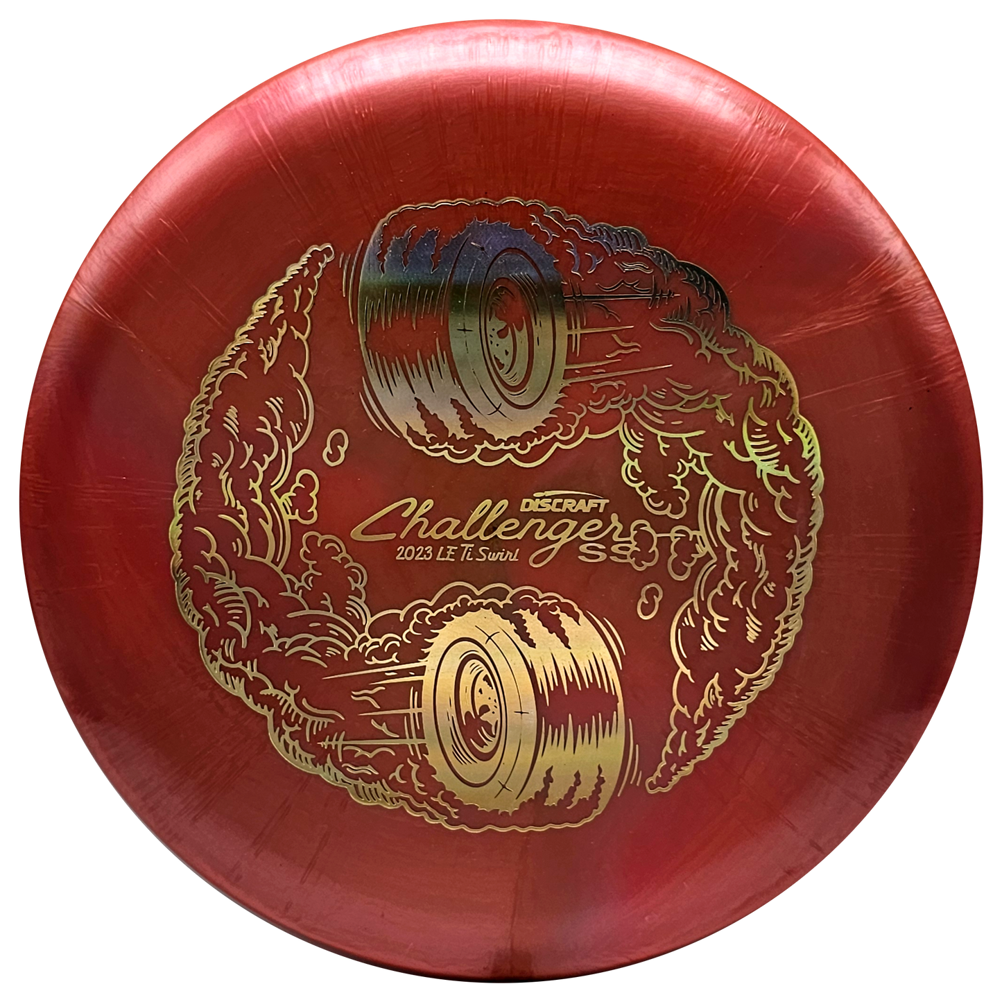 Discraft Titanium Ti Swirl Burnout Challenger SS - Ledgestone 2023 - KJ Disc