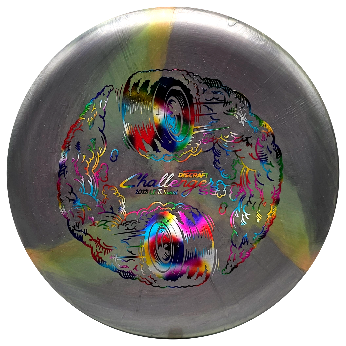 Discraft Titanium Ti Swirl Burnout Challenger SS - Ledgestone 2023 - KJ Disc