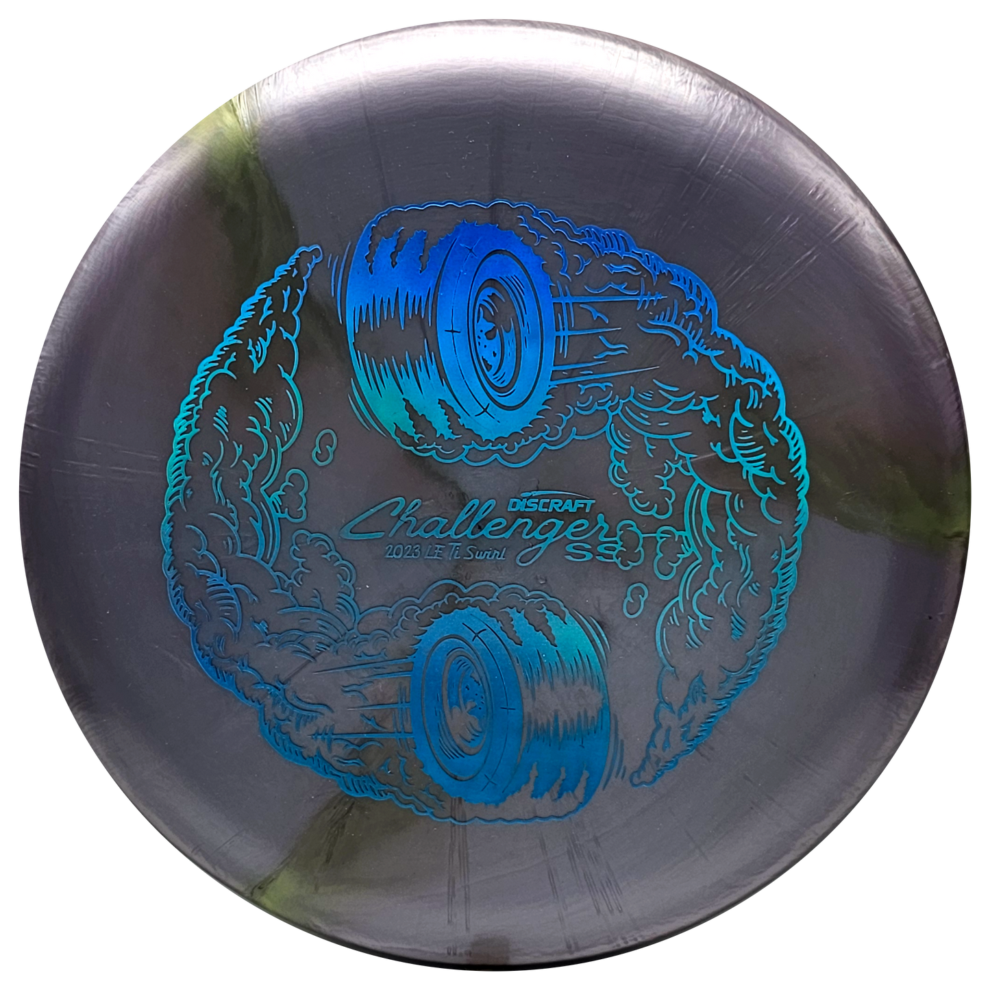 Discraft Titanium Ti Swirl Burnout Challenger SS - Ledgestone 2023 - KJ Disc