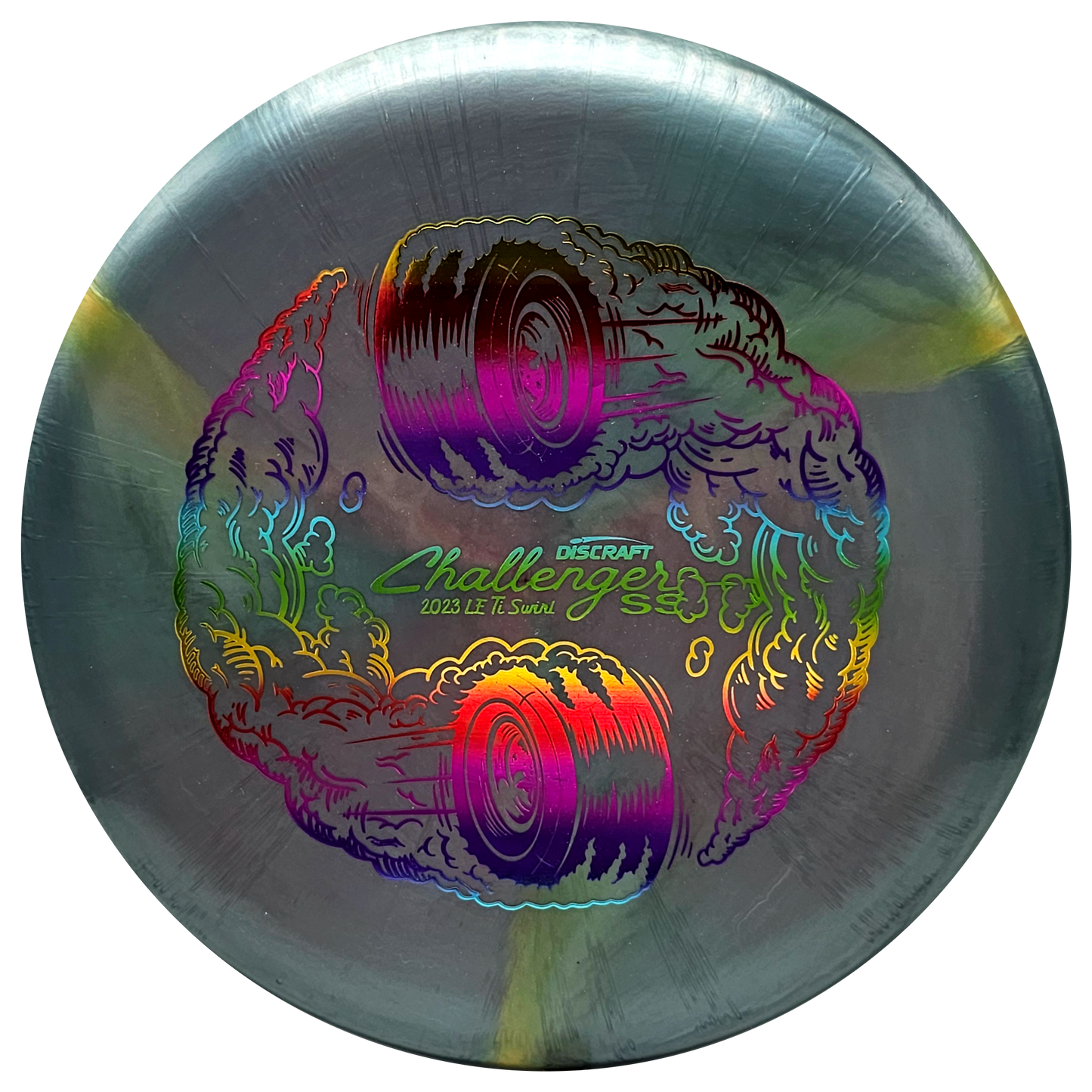 Discraft Titanium Ti Swirl Burnout Challenger SS - Ledgestone 2023 - KJ Disc