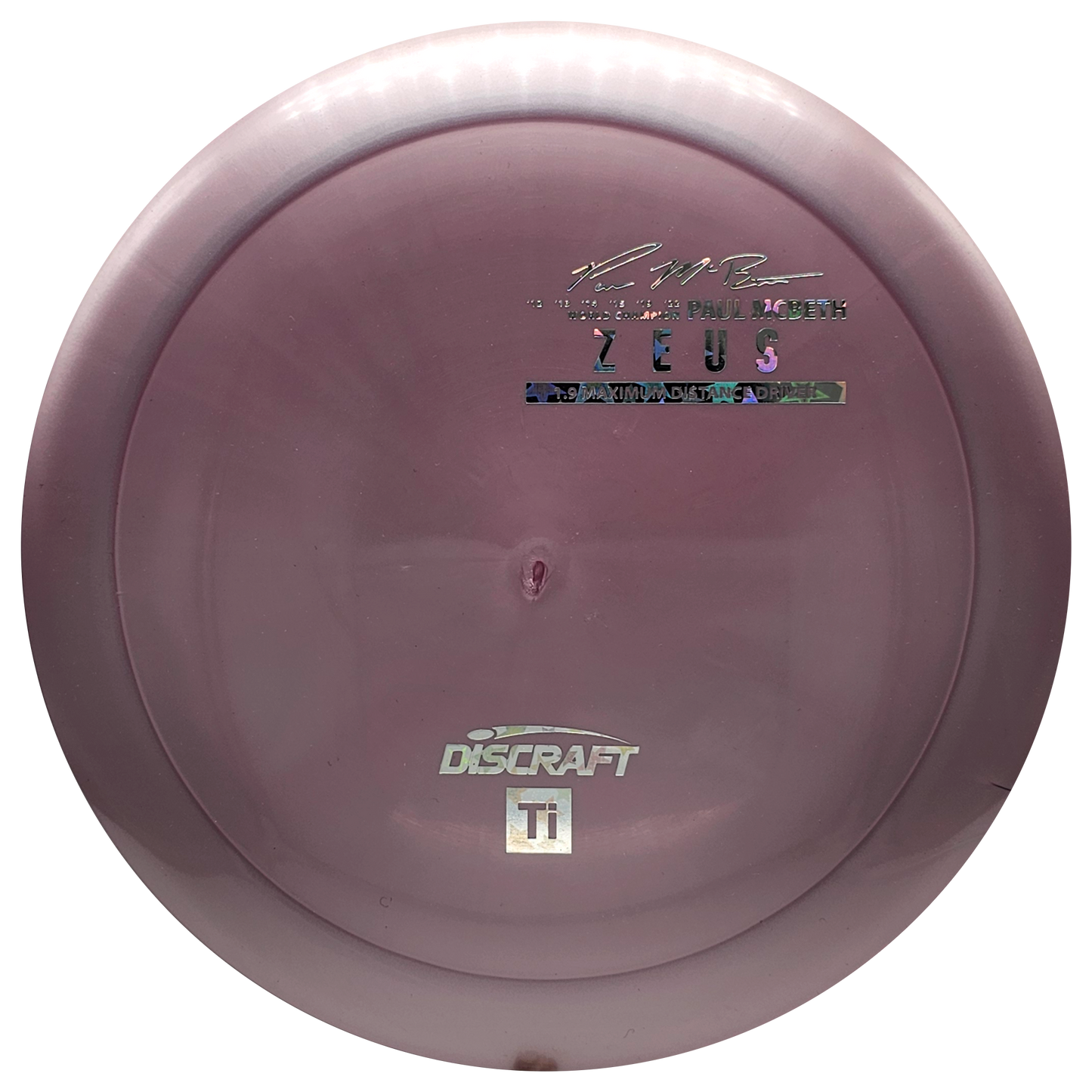 Discraft Titanium Ti Zeus - Paul McBeth - KJ Disc