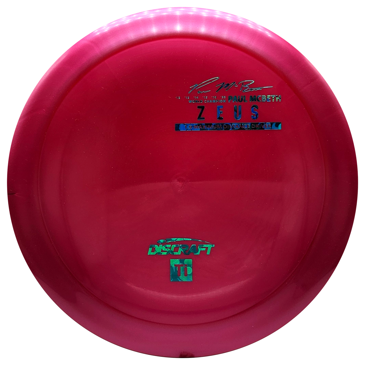 Discraft Titanium Ti Zeus - Paul McBeth - KJ Disc