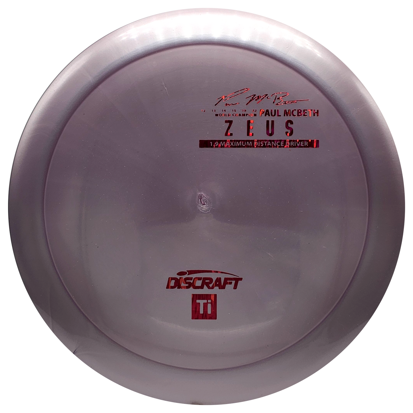 Discraft Titanium Ti Zeus - Paul McBeth - KJ Disc