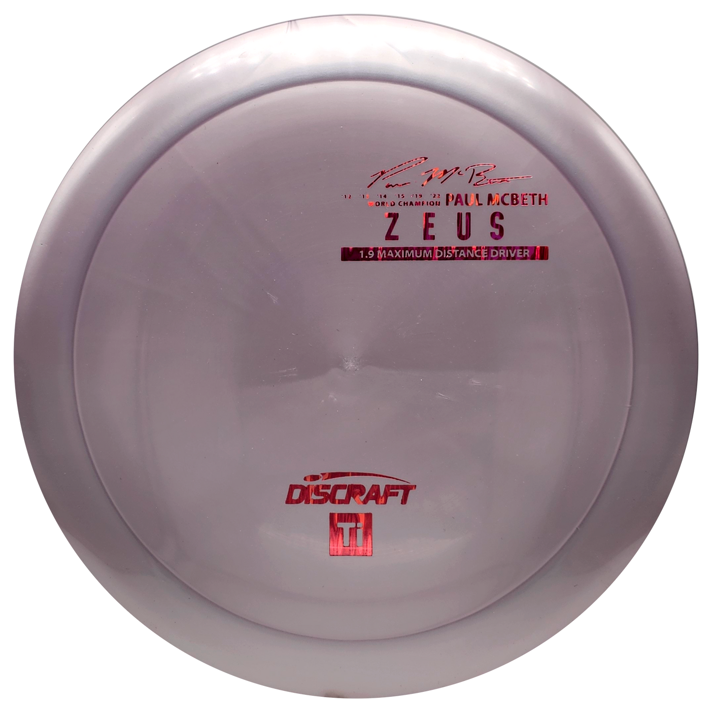 Discraft Titanium Ti Zeus - Paul McBeth - KJ Disc