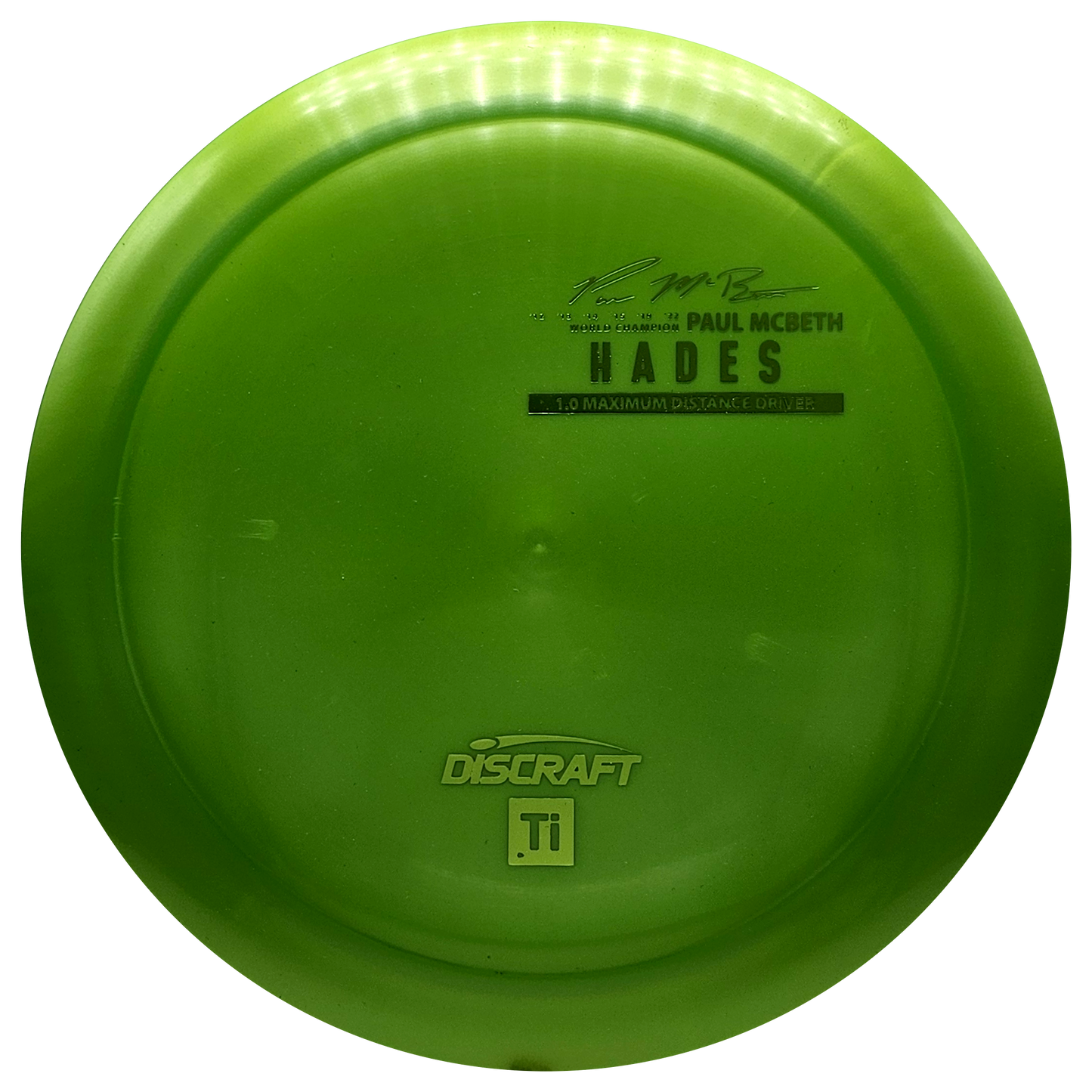 Discraft Titanium Ti Hades - Paul McBeth - KJ Disc