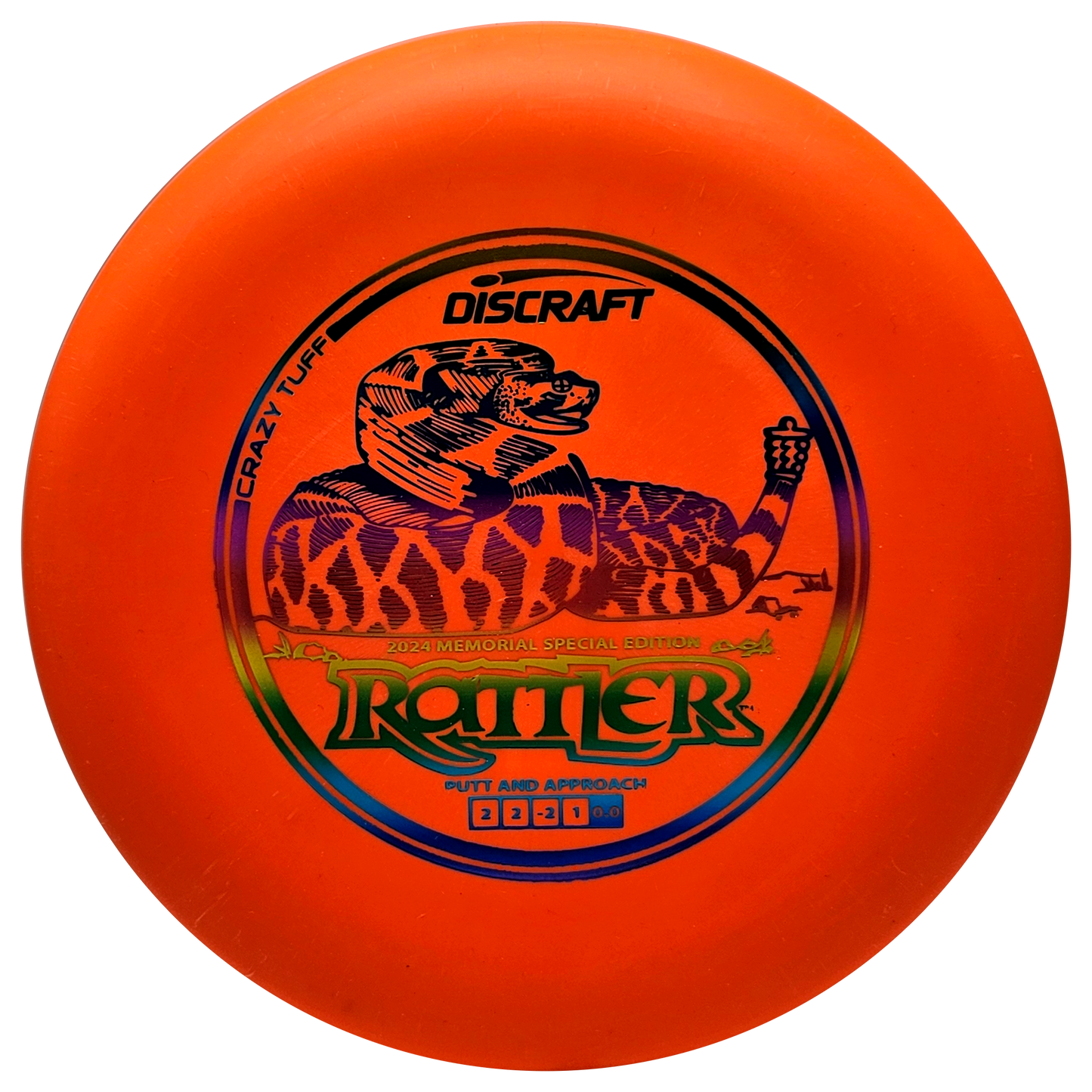 Discraft Special Edition Crazy Tuff Rattler - Memorial 2024 - KJ Disc