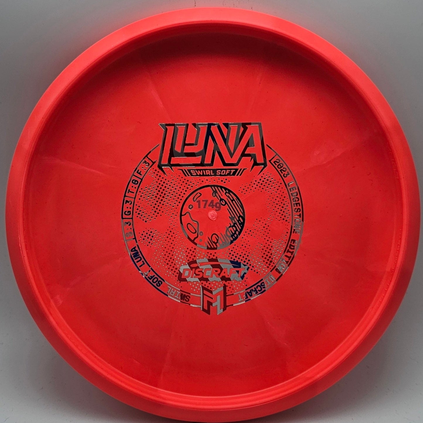 Discraft Soft Swirl Luna (Bottom Stamp) - Ledgestone 2023 - KJ Disc