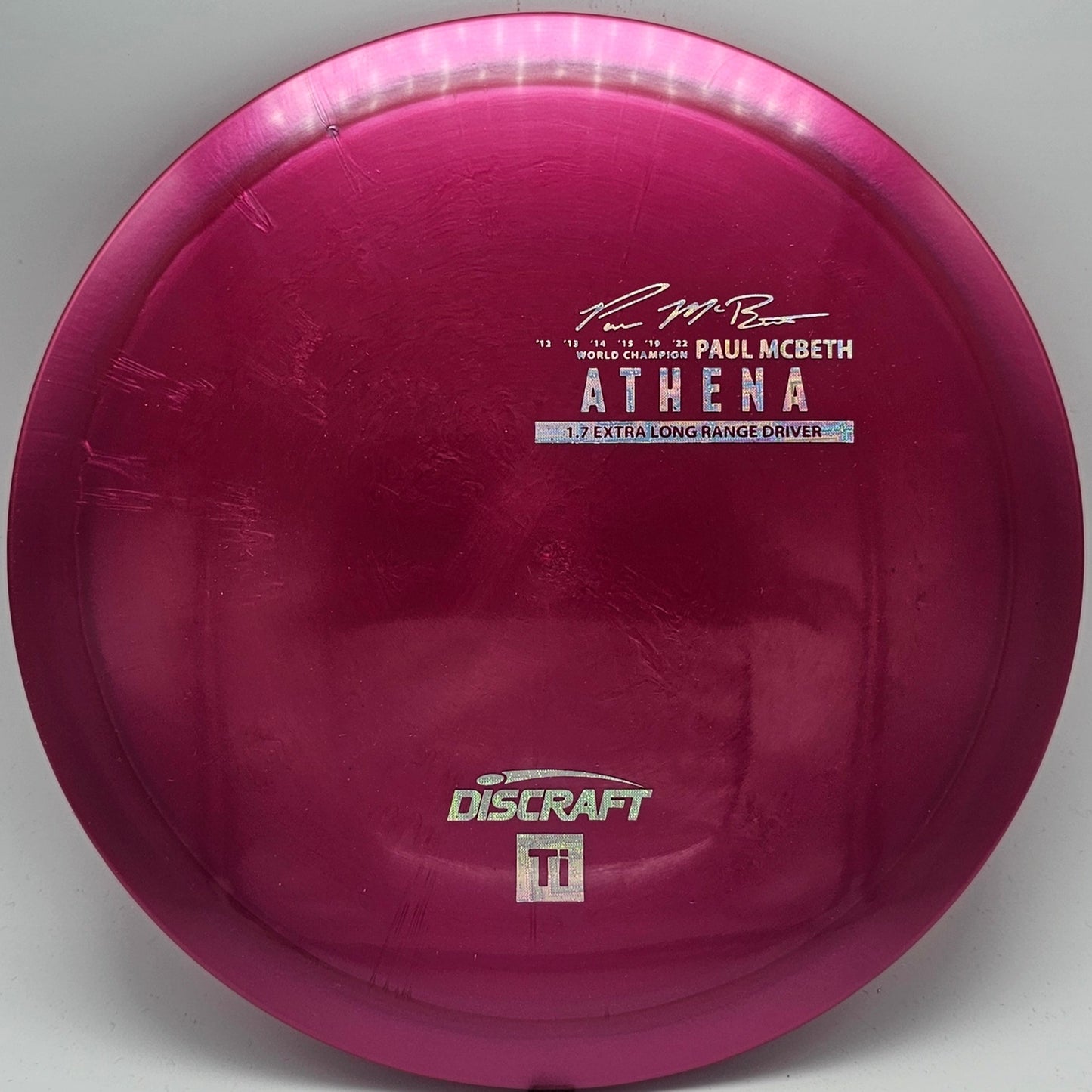 Discraft Titanium Ti Athena - Paul McBeth - KJ Disc