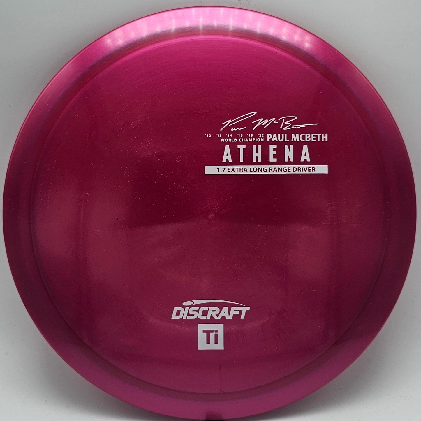 Discraft Titanium Ti Athena - Paul McBeth - KJ Disc