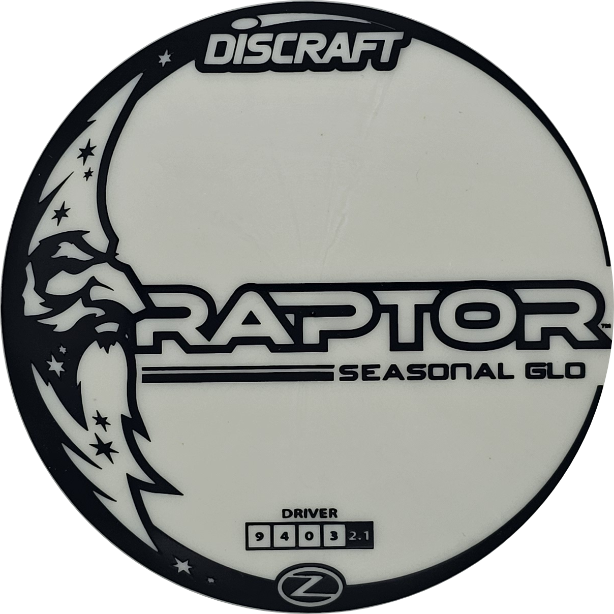Discraft Z Glo Raptor