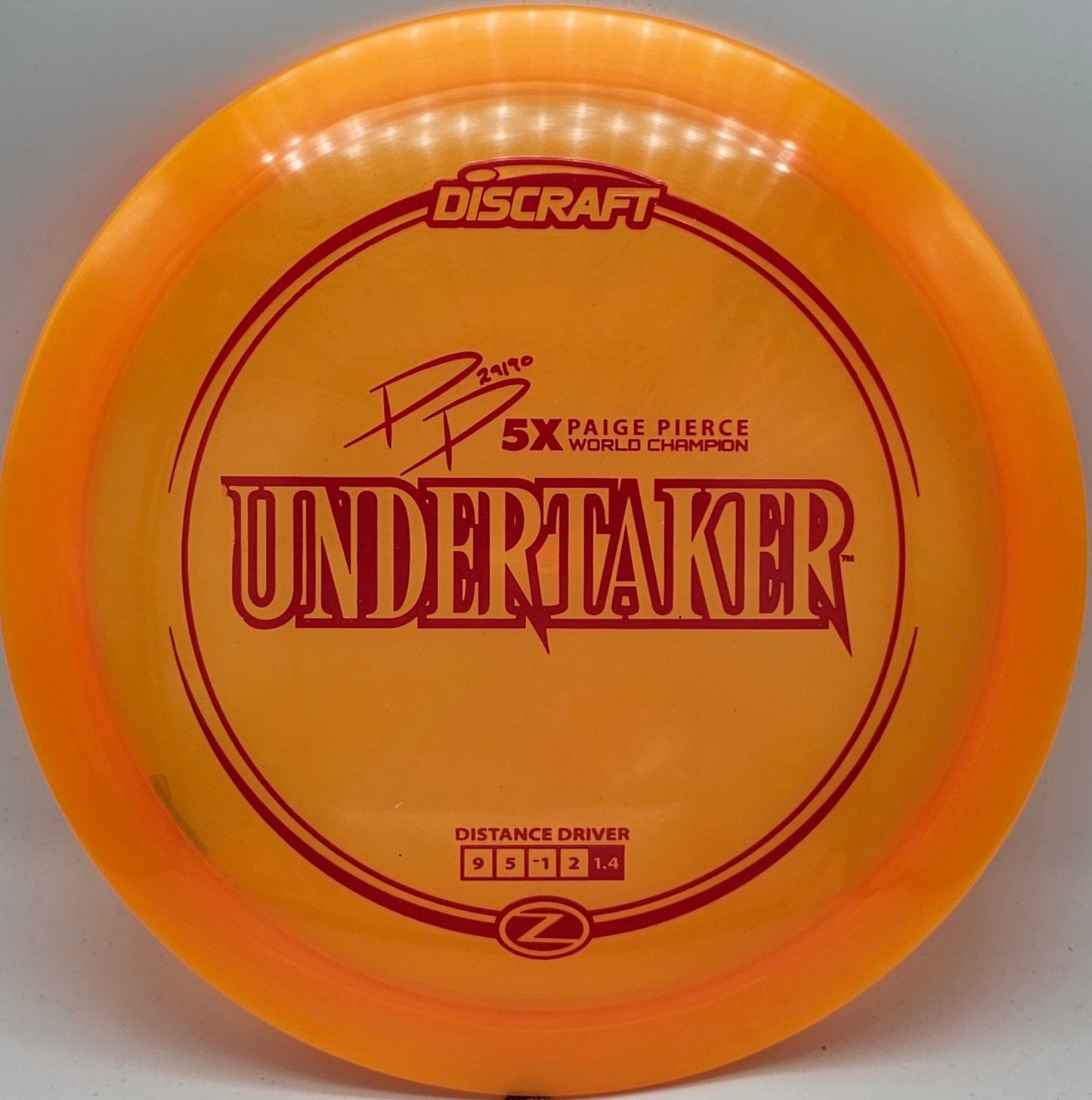 Discraft Z Undertaker - Paige Pierce - KJ Disc