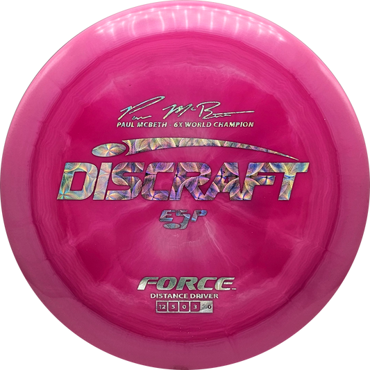 Discraft ESP Force - Paul McBeth 6X Signature Series - KJ Disc