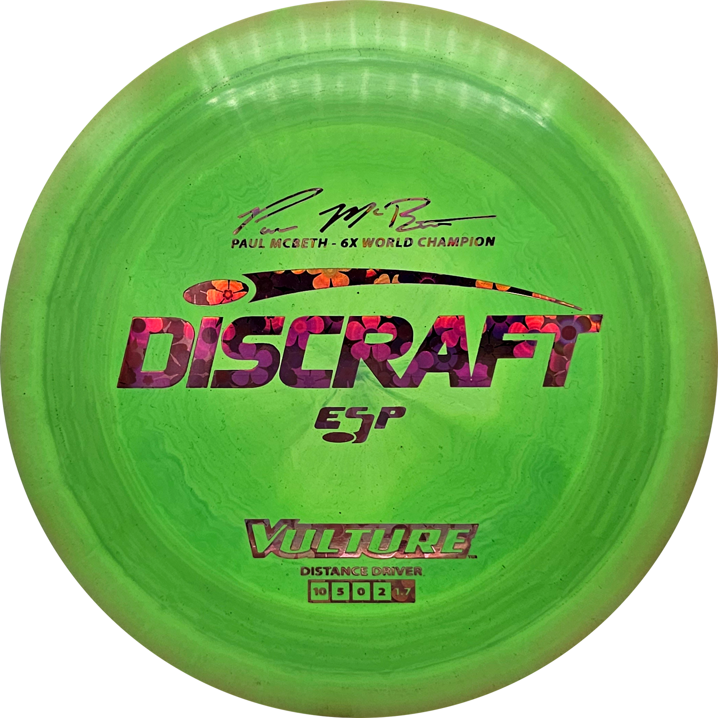 Discraft ESP Vulture - Paul McBeth 6X Signature Series - KJ Disc