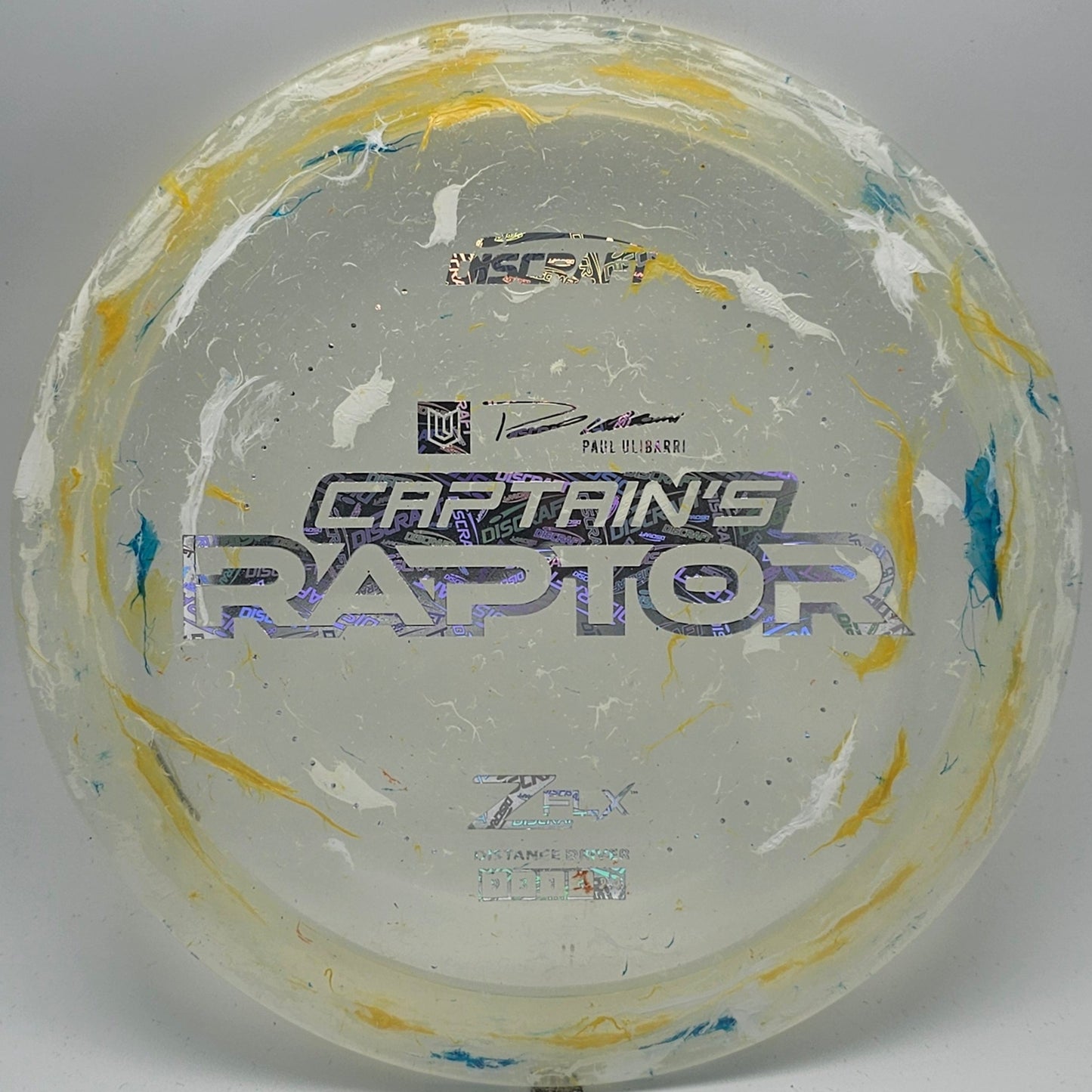 Discraft Jawbreaker Z FLX Captain's Raptor - Paul Ulibarri - KJ Disc