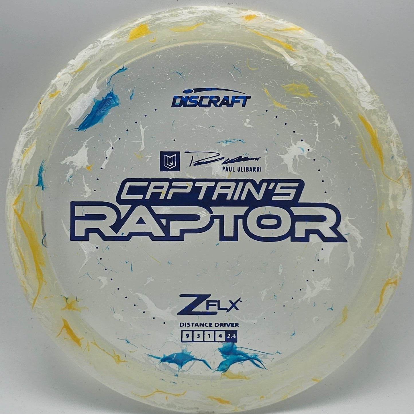 Discraft Jawbreaker Z FLX Captain's Raptor - Paul Ulibarri - KJ Disc