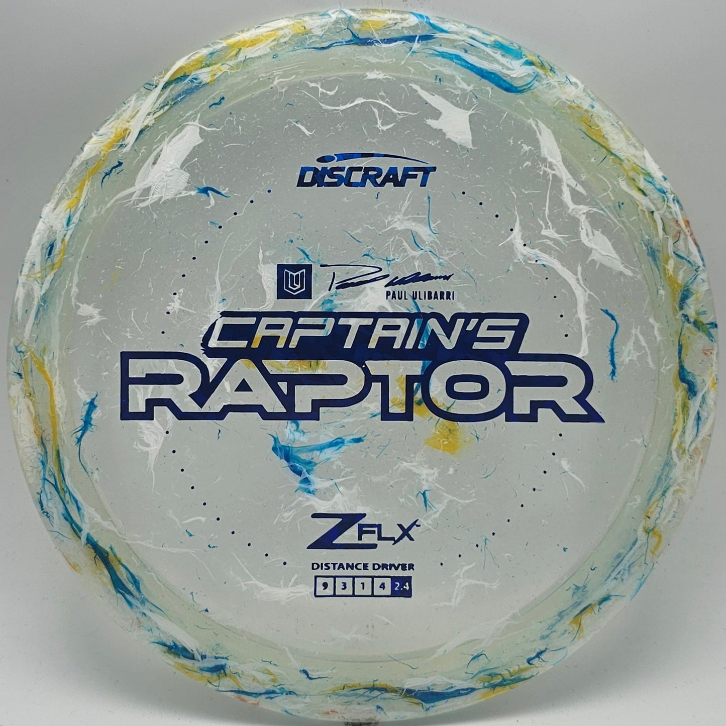 Discraft Jawbreaker Z FLX Captain's Raptor - Paul Ulibarri - KJ Disc
