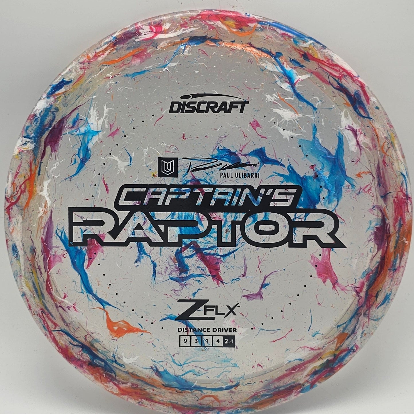 Discraft Jawbreaker Z FLX Captain's Raptor - Paul Ulibarri - KJ Disc