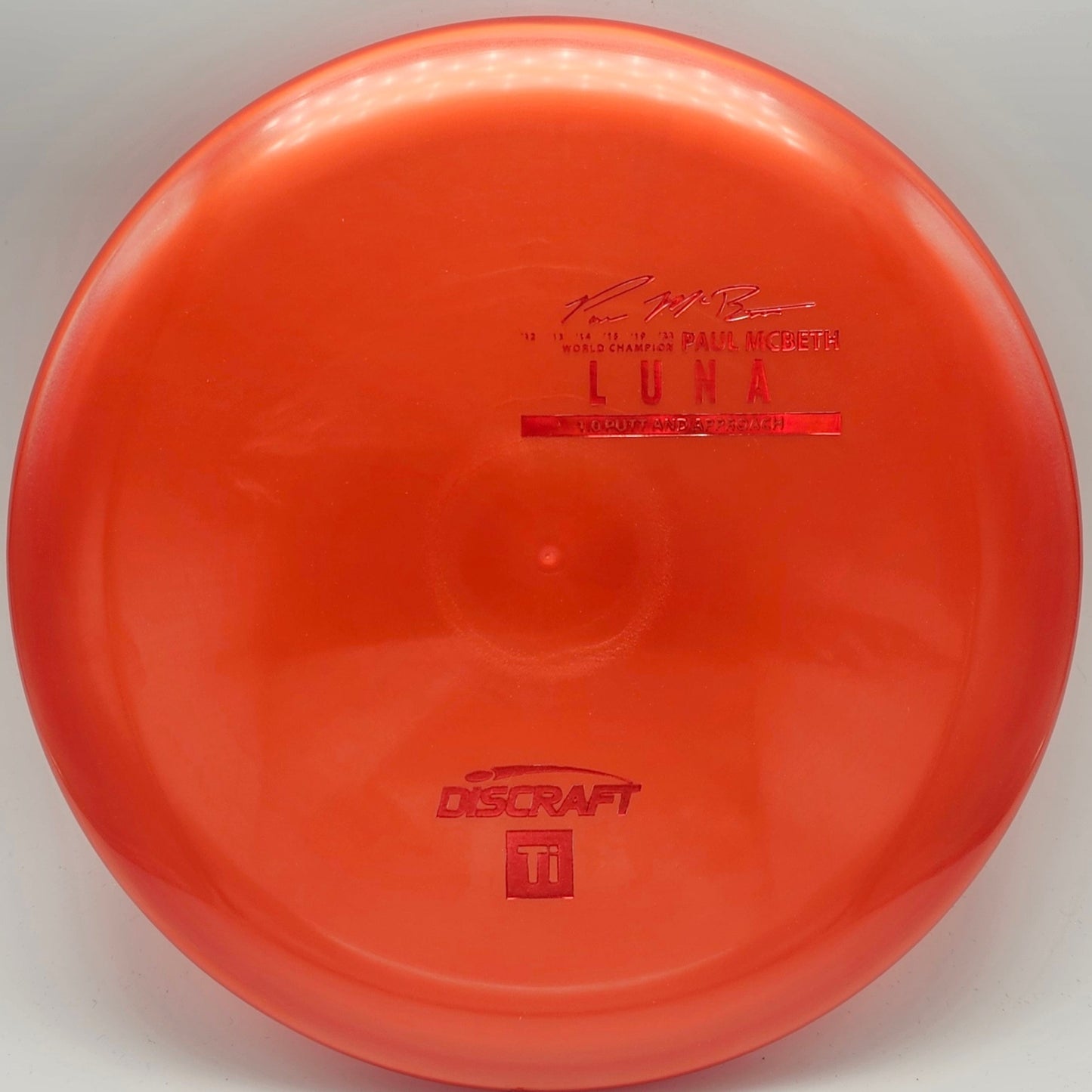 Discraft Titanium Ti Luna - Paul McBeth - KJ Disc