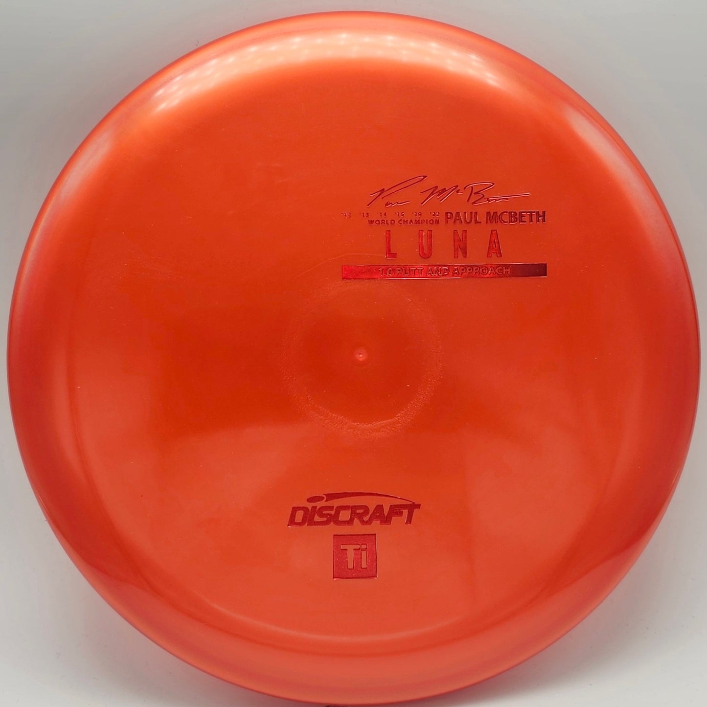 Discraft Titanium Ti Luna - Paul McBeth - KJ Disc