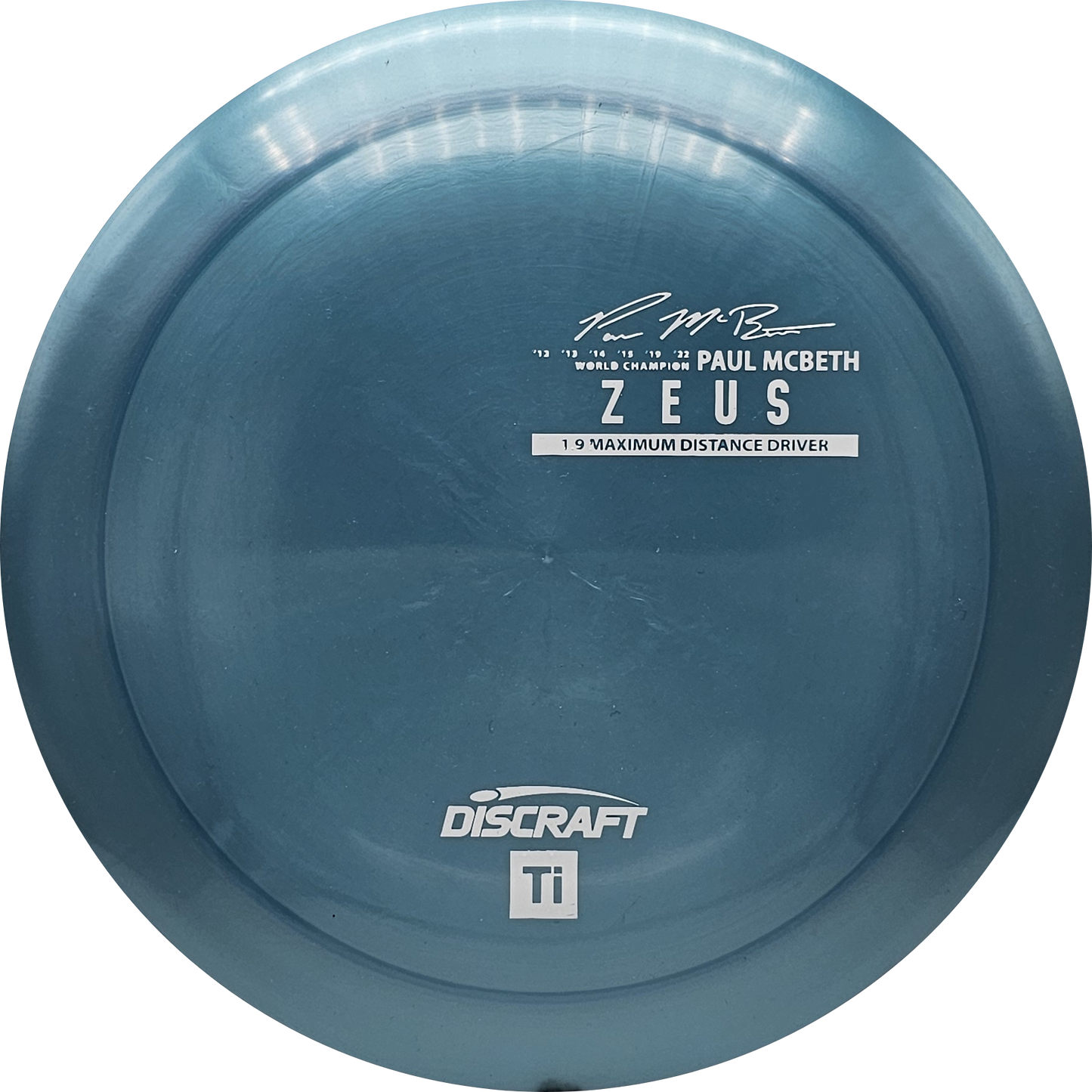 Discraft Titanium Ti Zeus - Paul McBeth - KJ Disc