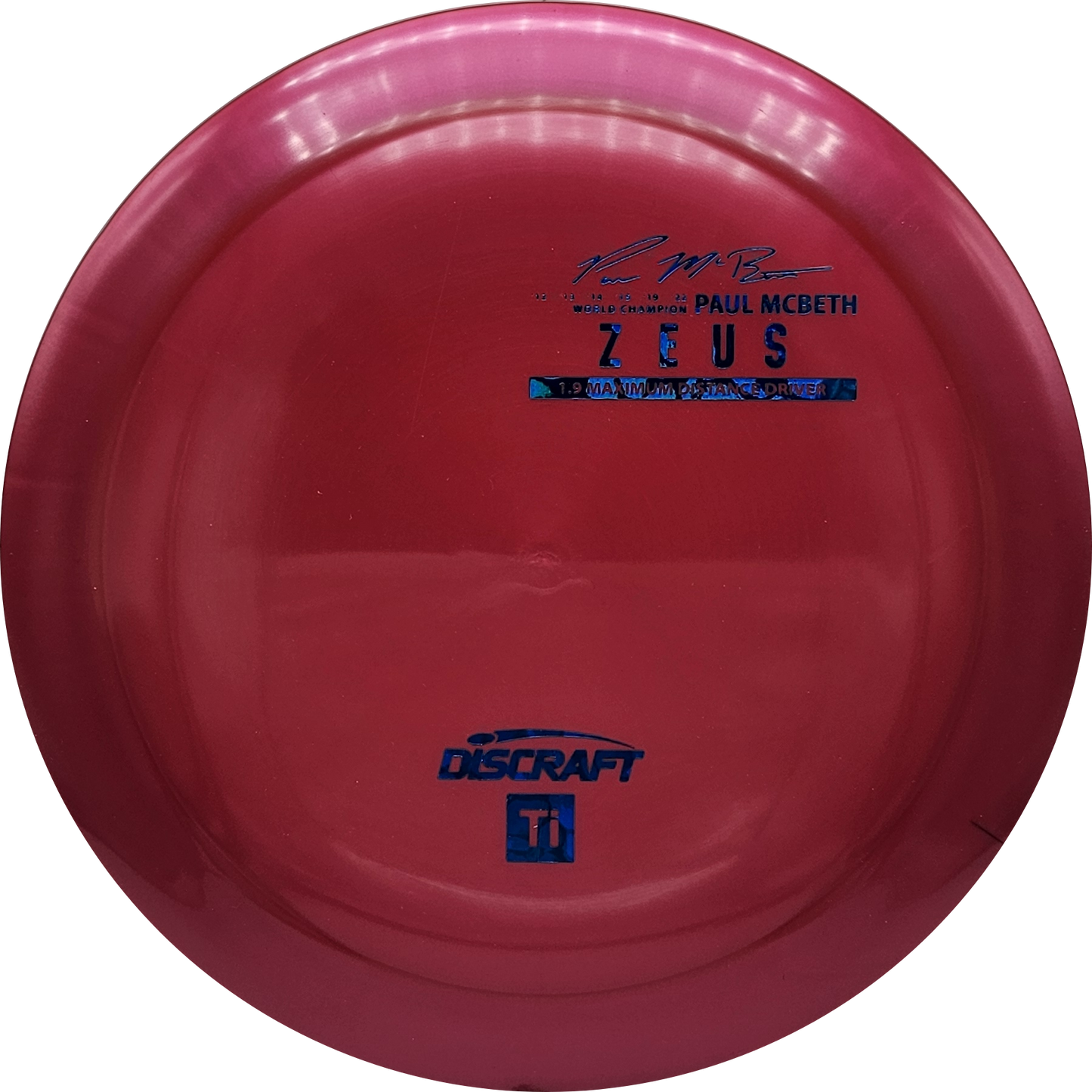 Discraft Titanium Ti Zeus - Paul McBeth - KJ Disc