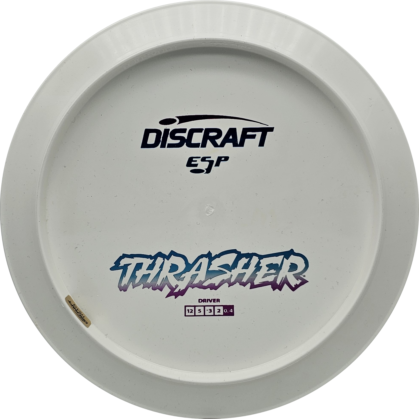 Discraft White ESP Thrasher Bottom Stamp - KJ Disc