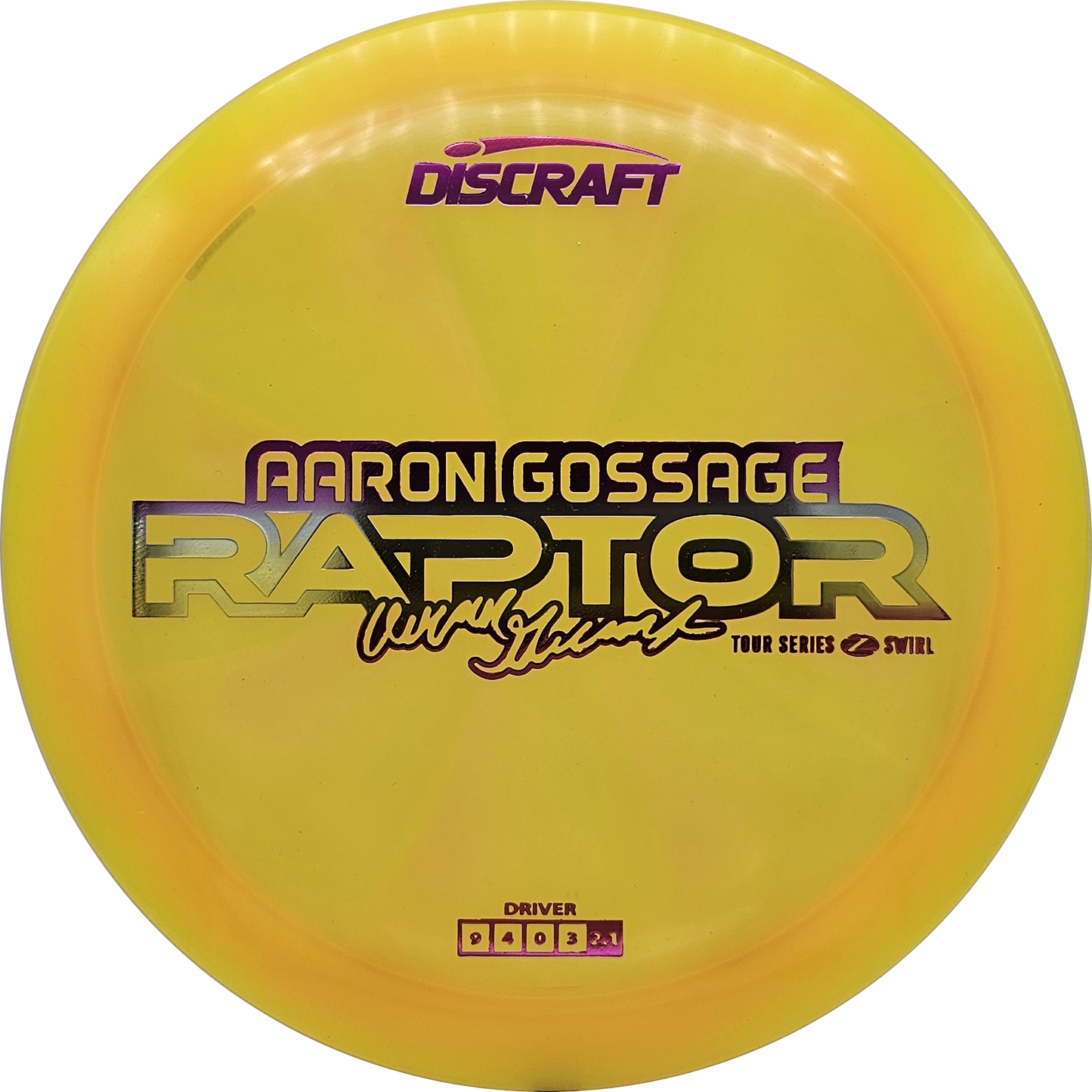 Discraft Aaron Gossage Raptor - Tour Series 2025 - KJ Disc