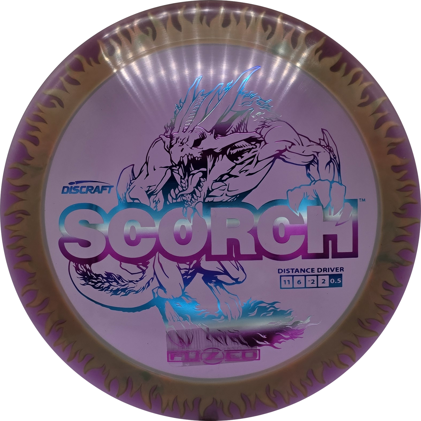 Discraft Z FuZed Scorch Flame Pattern