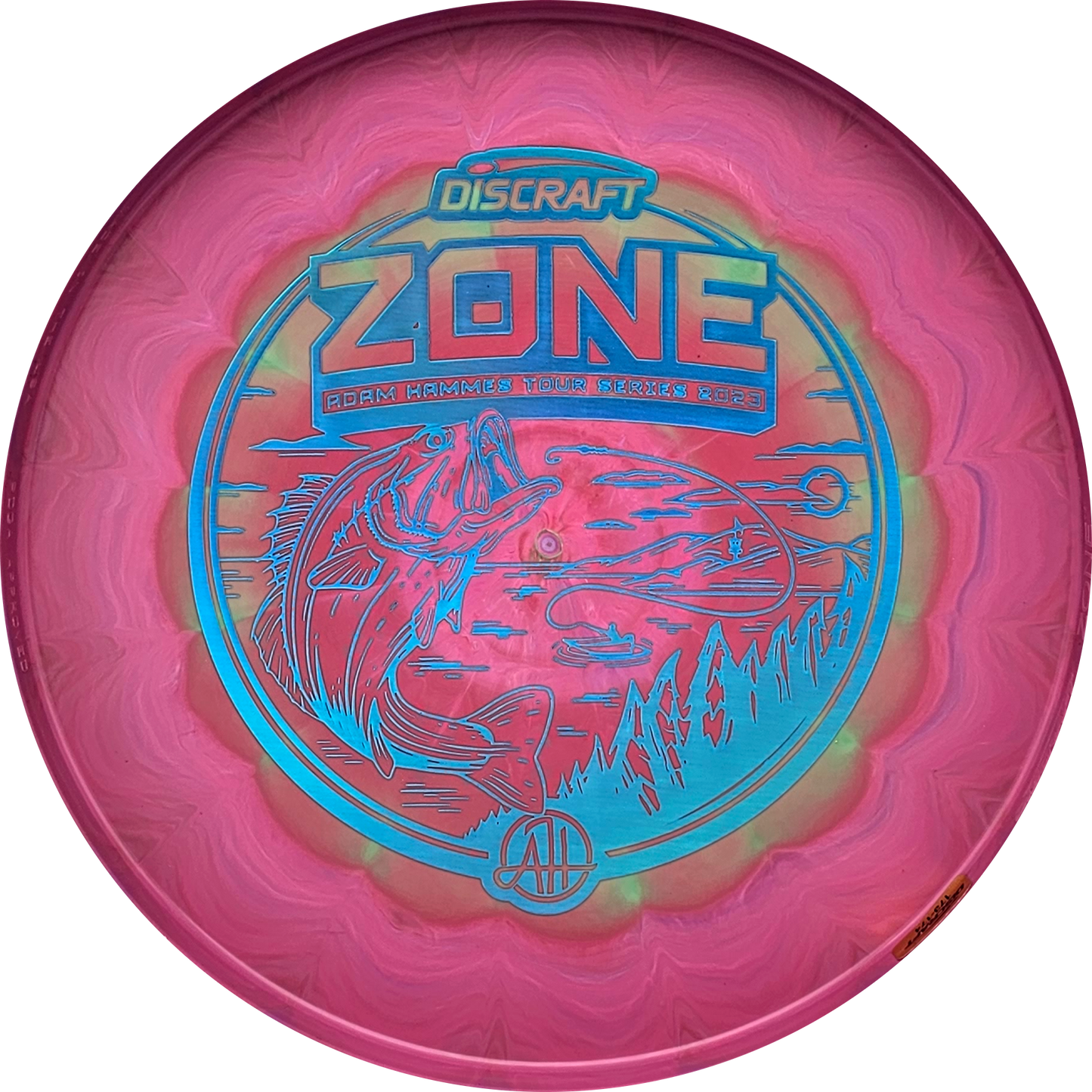 Discraft Bottom Stamp Zone - Adam Hammes Tour Series 2023 - KJ Disc