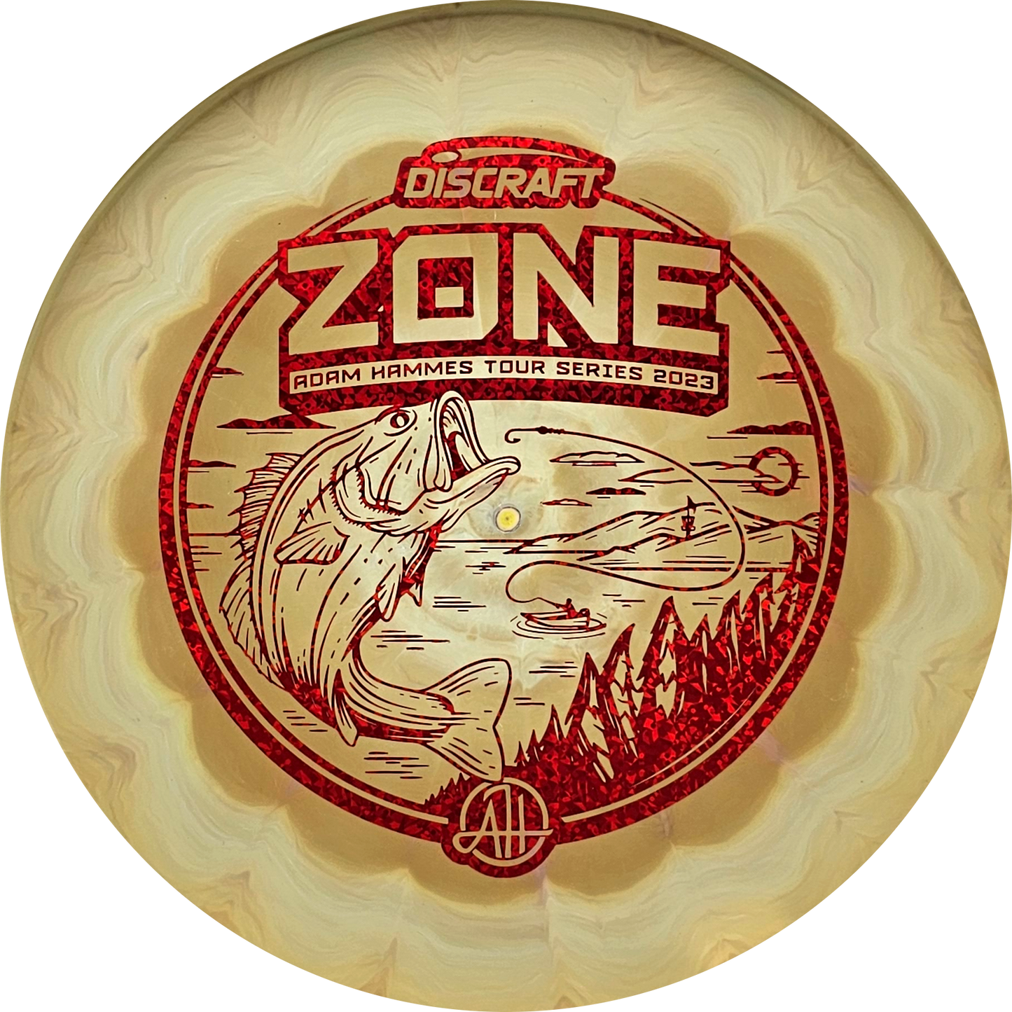 Discraft Bottom Stamp Zone - Adam Hammes Tour Series 2023 - KJ Disc