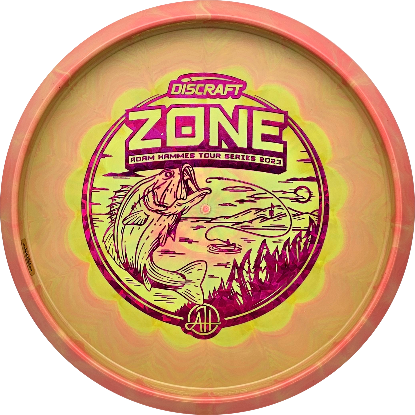 Discraft Bottom Stamp Zone - Adam Hammes Tour Series 2023 - KJ Disc