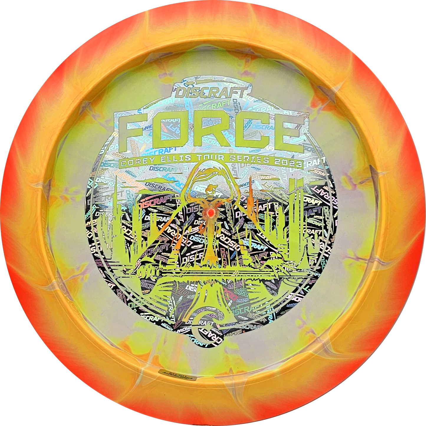 Discraft Bottom Stamp Force - Corey Ellis Tour Series 2023 - KJ Disc