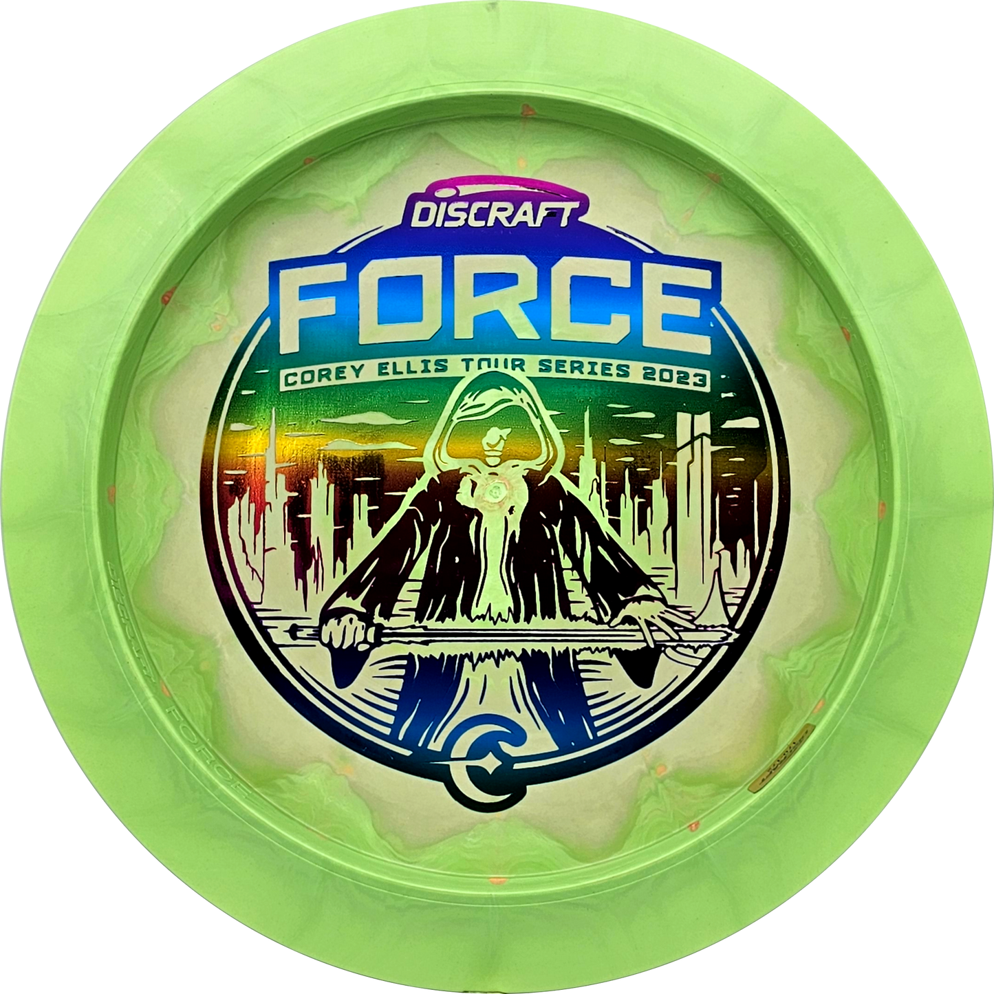 Discraft Bottom Stamp Force - Corey Ellis Tour Series 2023 - KJ Disc