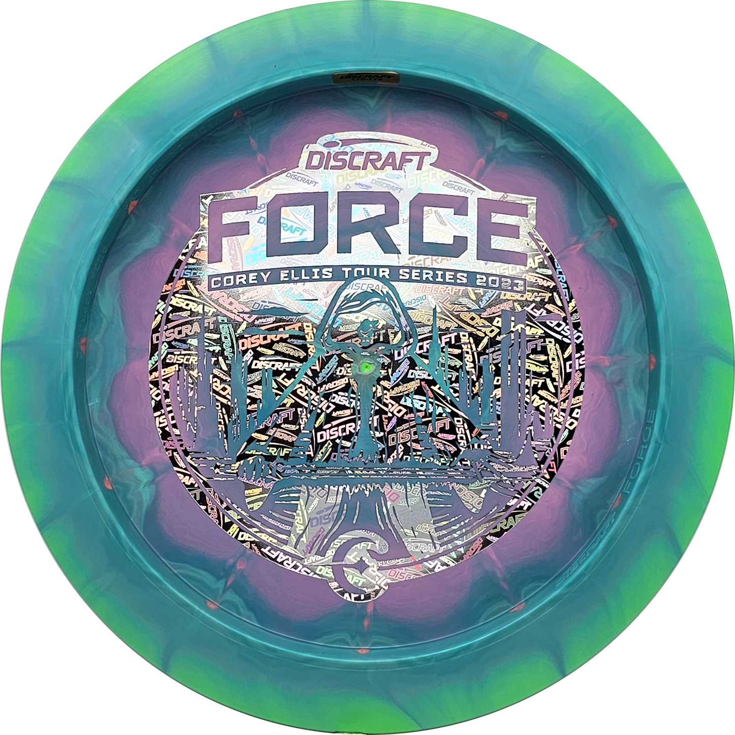 Discraft Bottom Stamp Force - Corey Ellis Tour Series 2023 - KJ Disc