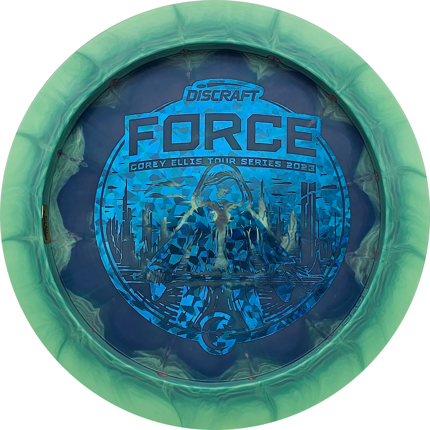 Discraft Bottom Stamp Force - Corey Ellis Tour Series 2023 - KJ Disc
