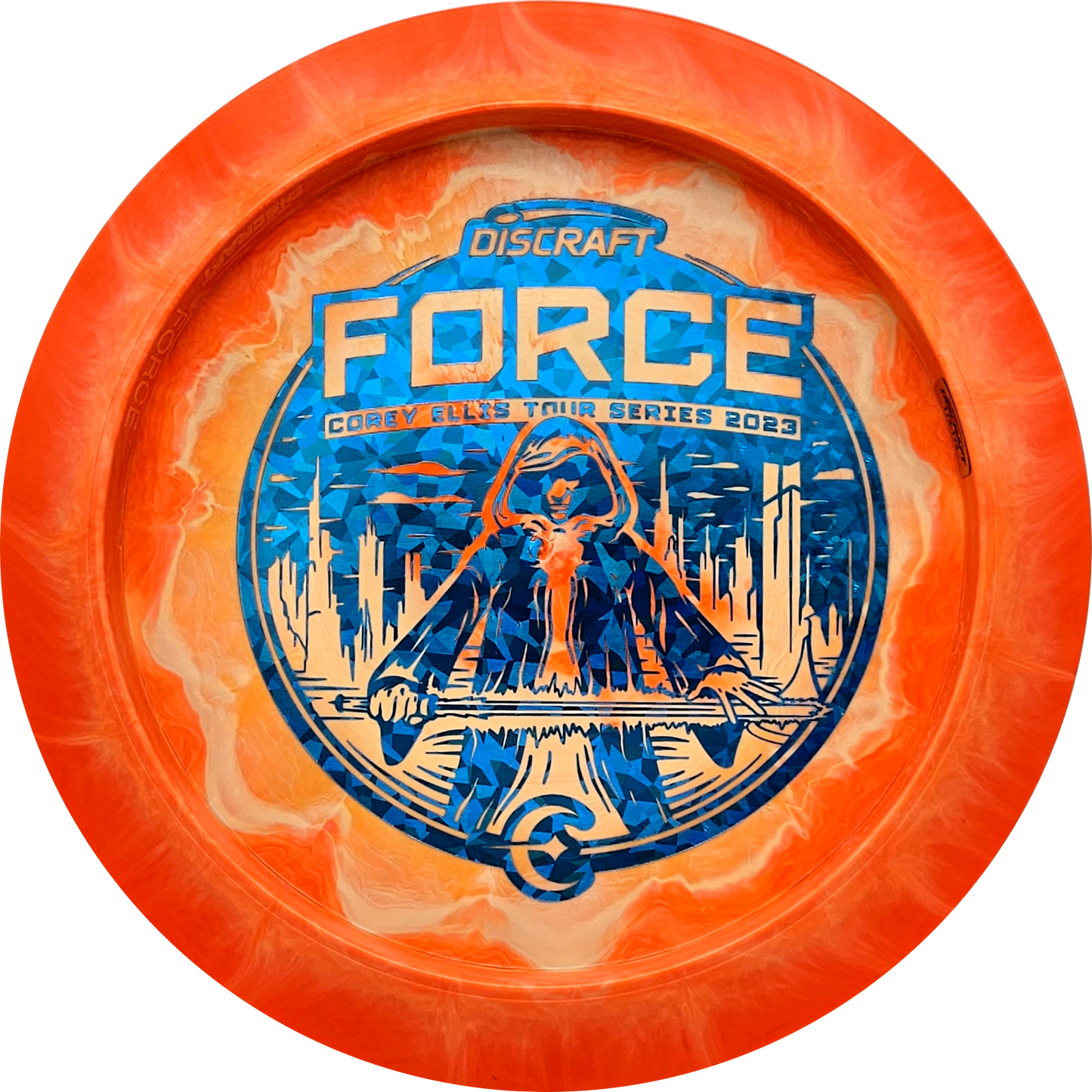 Discraft Bottom Stamp Force - Corey Ellis Tour Series 2023 - KJ Disc
