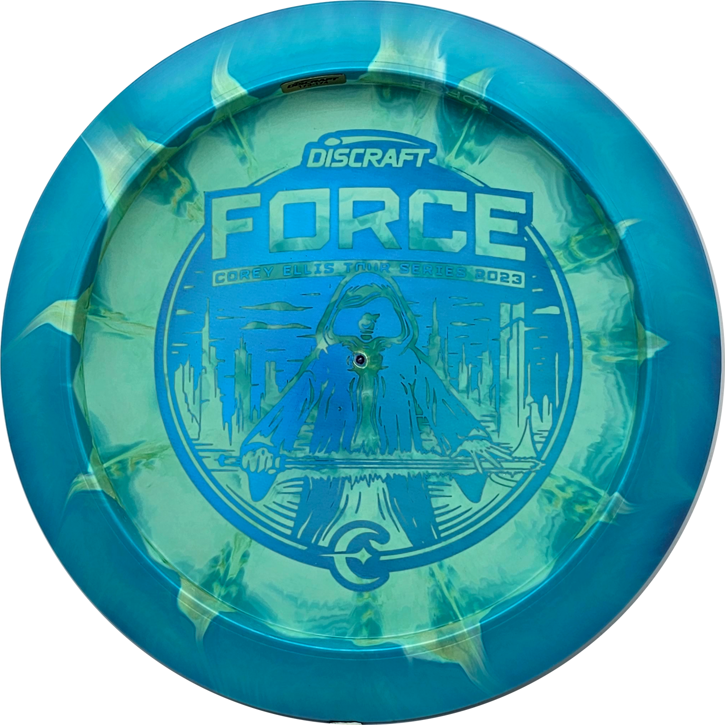 Discraft Bottom Stamp Force - Corey Ellis Tour Series 2023 - KJ Disc