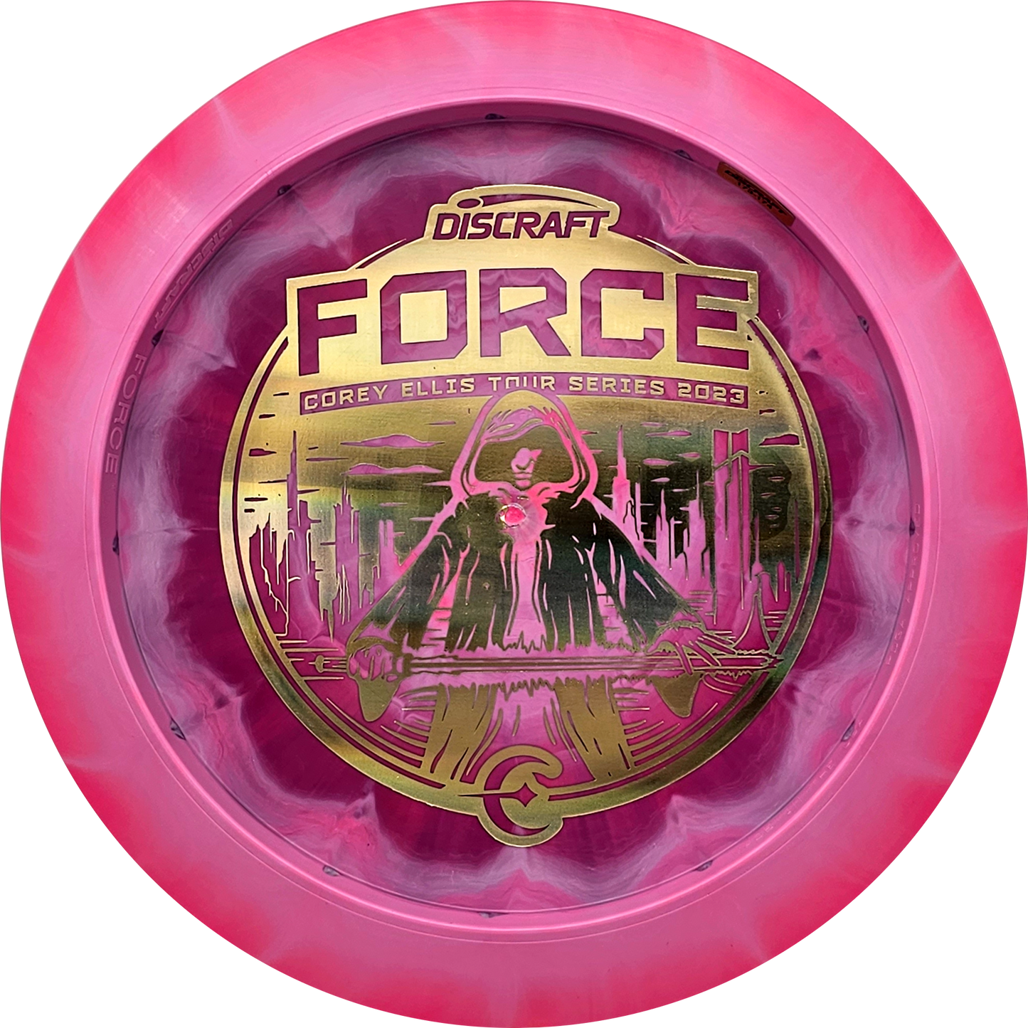 Discraft Bottom Stamp Force - Corey Ellis Tour Series 2023 - KJ Disc