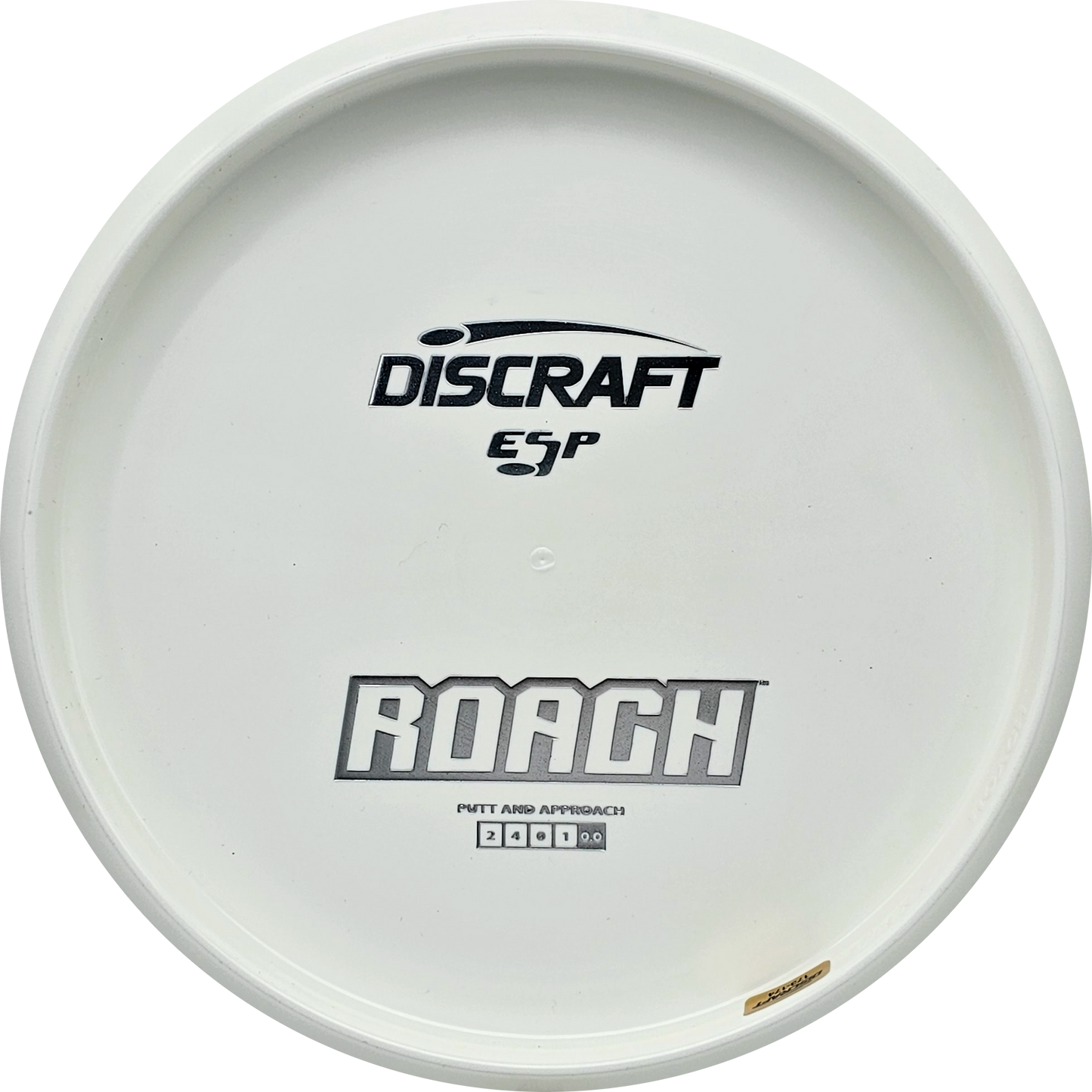 Discraft White ESP Roach Bottom Stamp