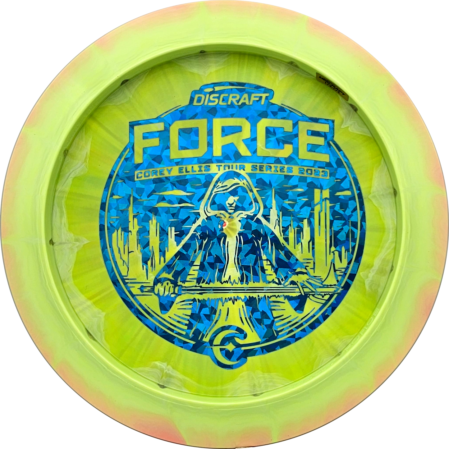 Discraft Bottom Stamp Force - Corey Ellis Tour Series 2023 - KJ Disc