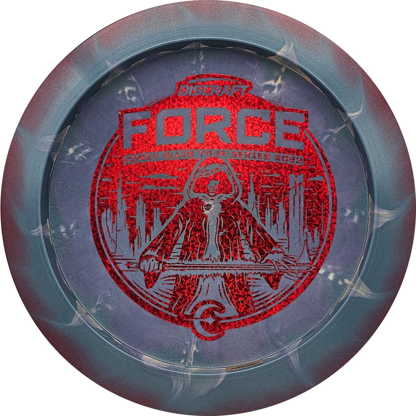 Discraft Bottom Stamp Force - Corey Ellis Tour Series 2023 - KJ Disc
