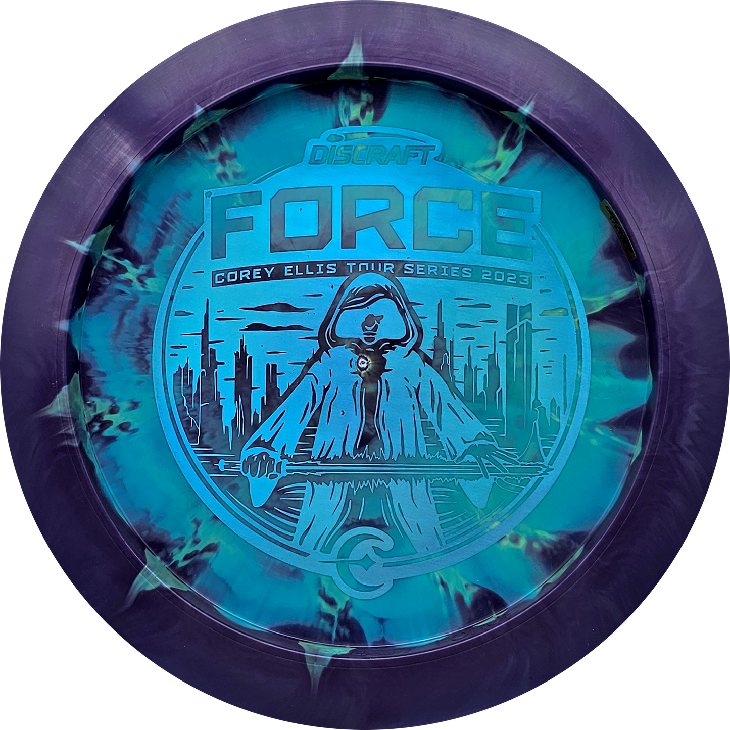 Discraft Bottom Stamp Force - Corey Ellis Tour Series 2023 - KJ Disc