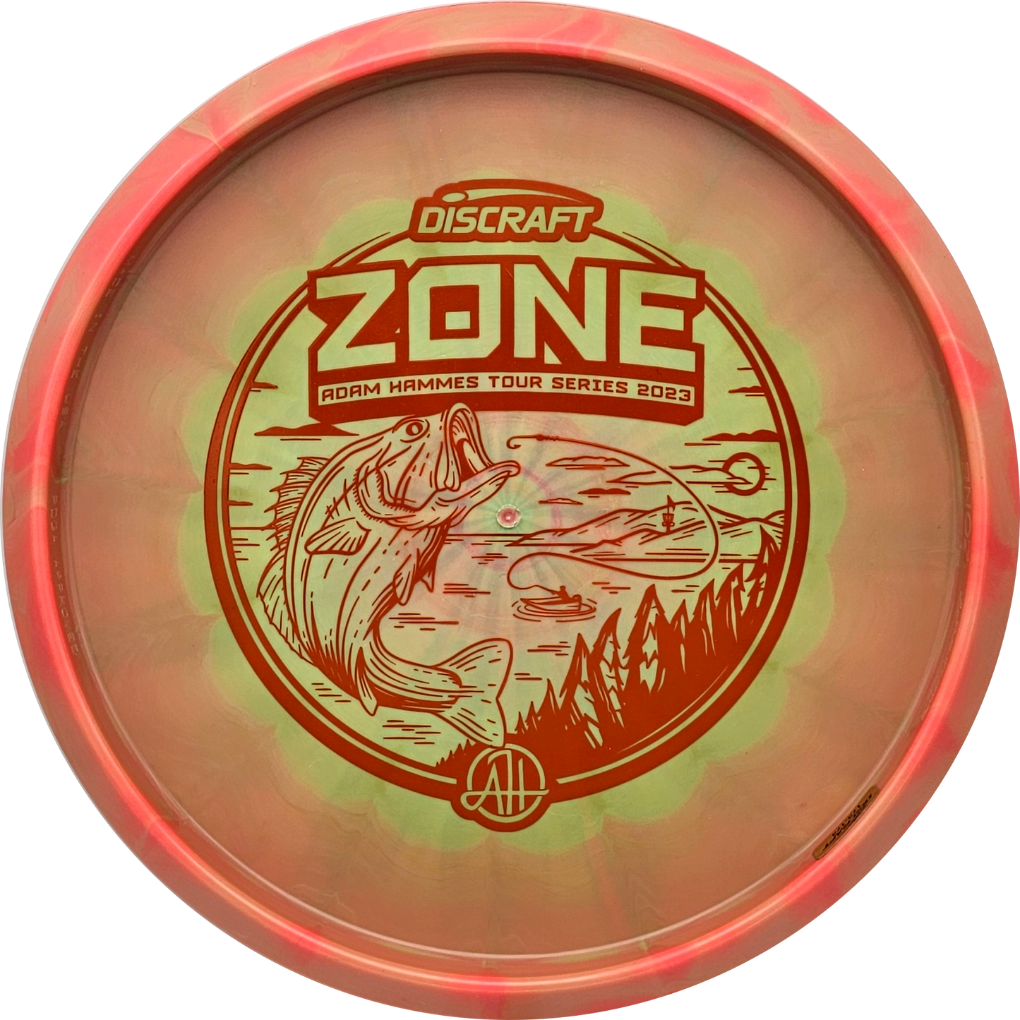 Discraft Bottom Stamp Zone - Adam Hammes Tour Series 2023 - KJ Disc
