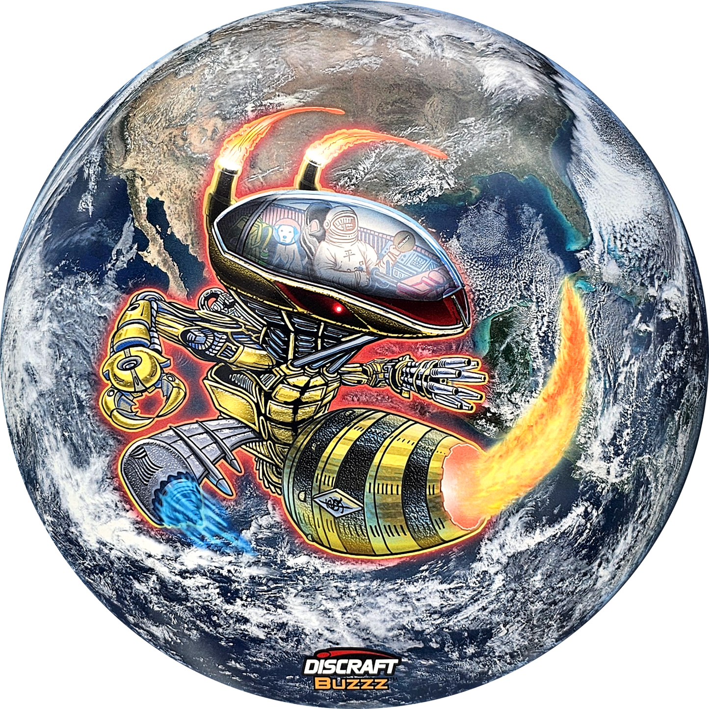 Discraft Full Foil SuperColor Buzzz Earth - KJ Disc