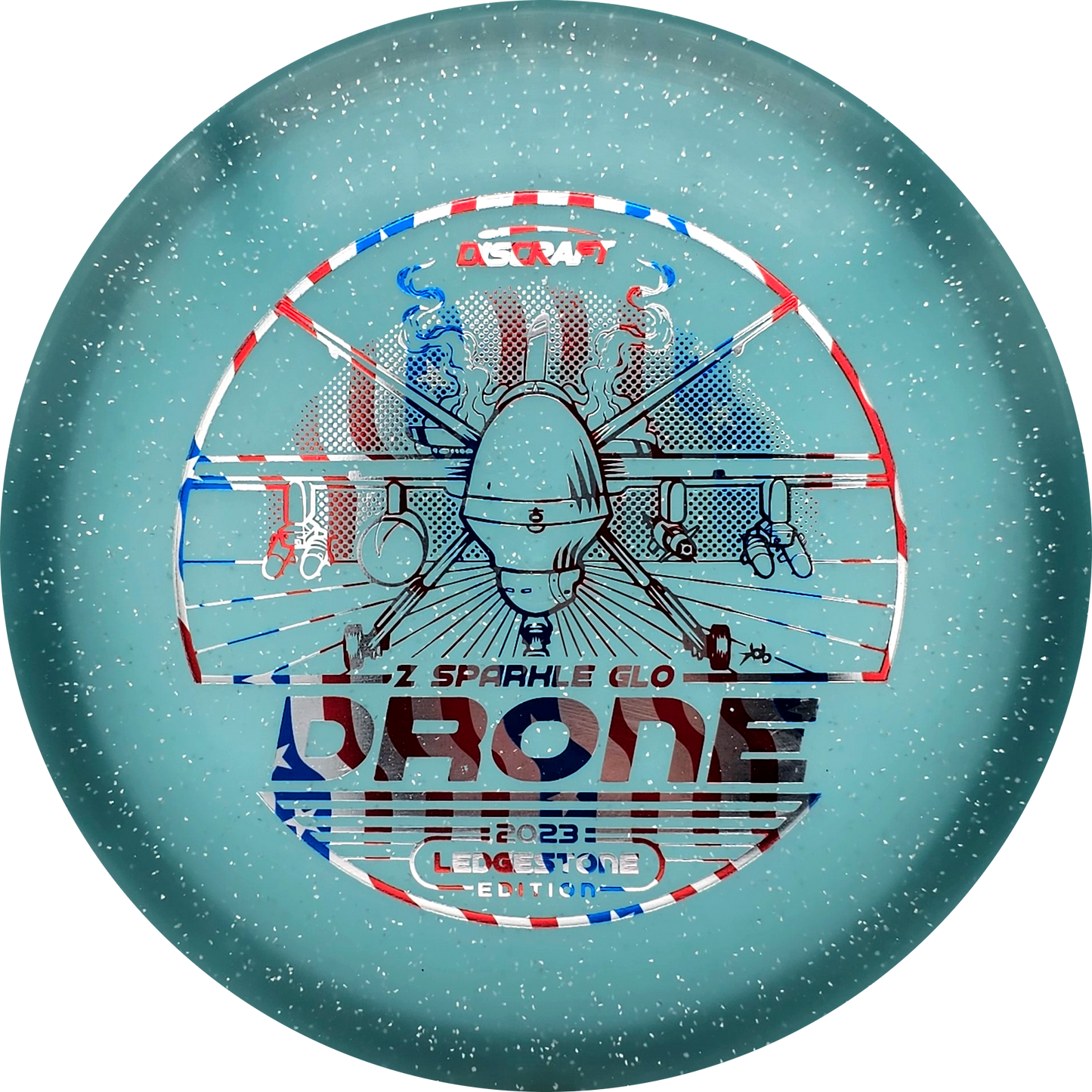 Discraft Z Sparkle Glo Drone - Ledgestone 2023 - KJ Disc