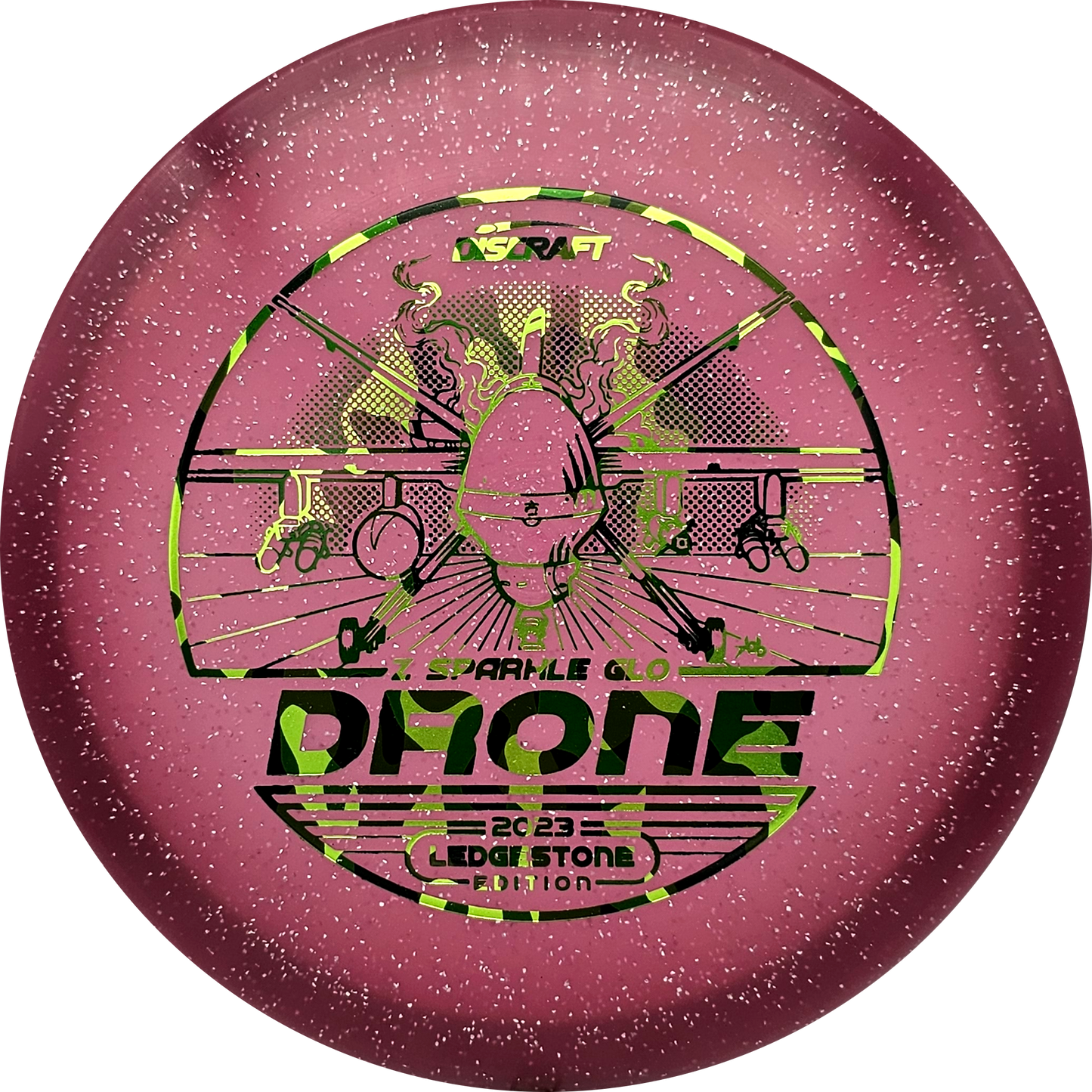 Discraft Z Sparkle Glo Drone - Ledgestone 2023 - KJ Disc