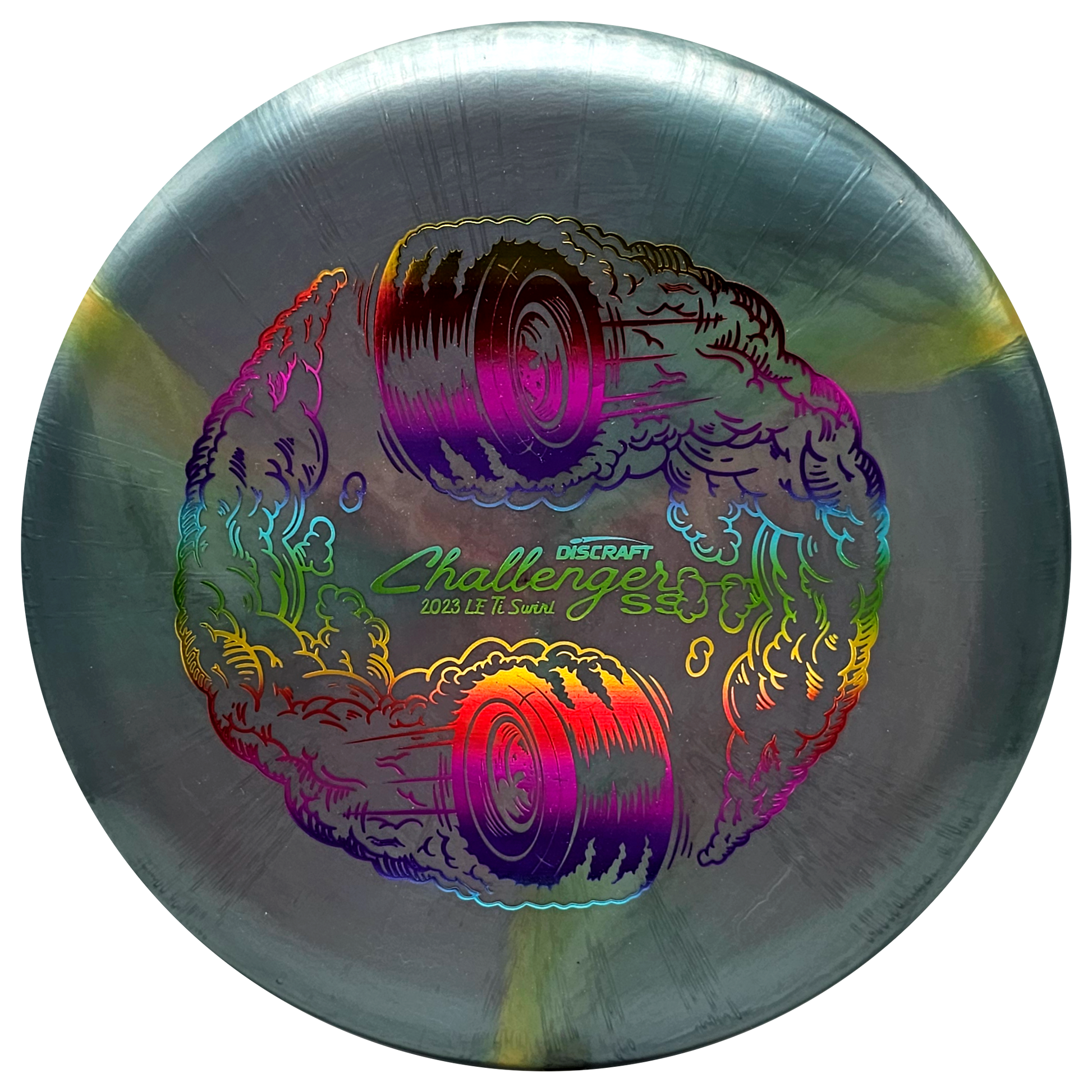 Discraft Titanium Ti Swirl Burnout Challenger SS - Ledgestone 2023 - KJ Disc