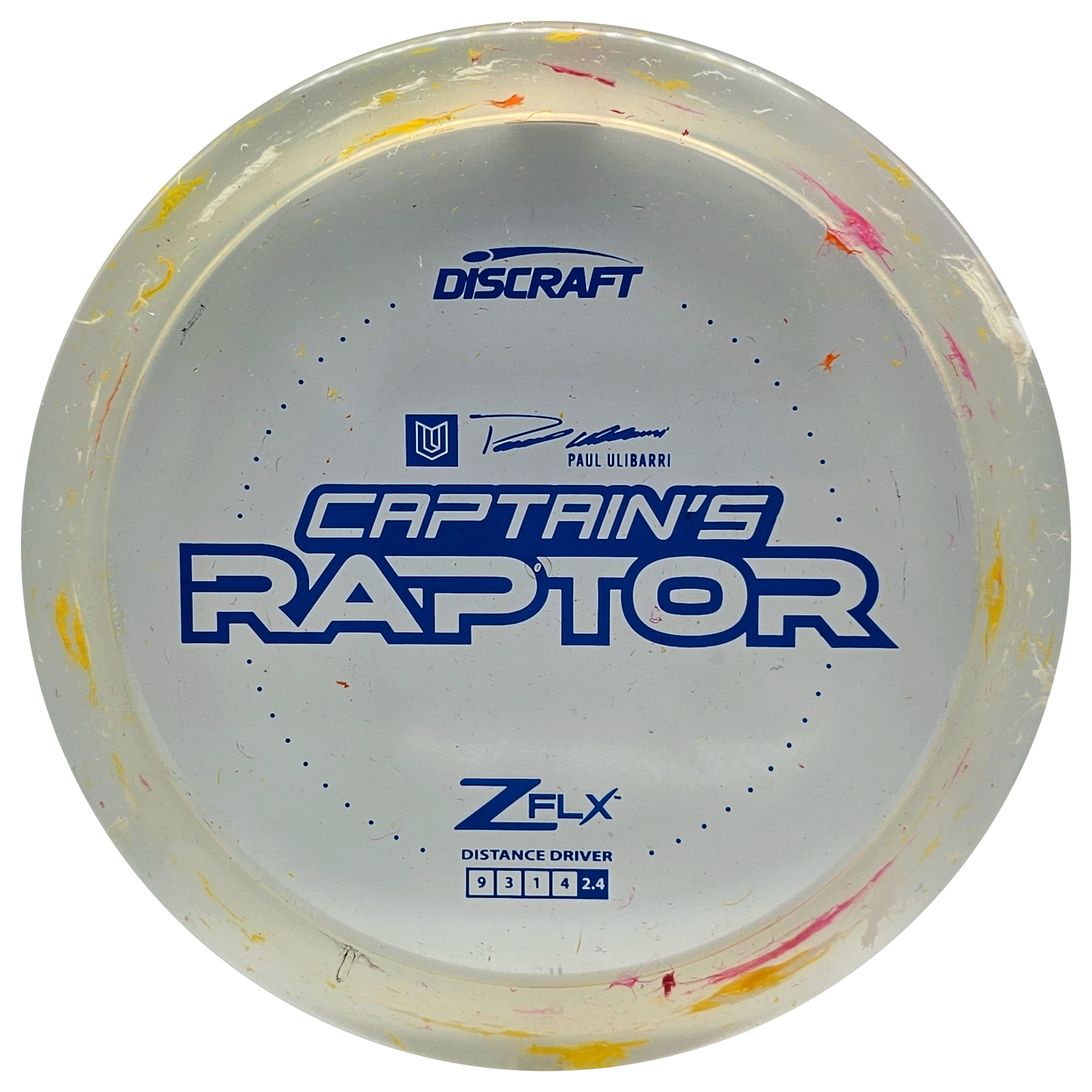 Discraft Jawbreaker Z FLX Captain's Raptor - Paul Ulibarri