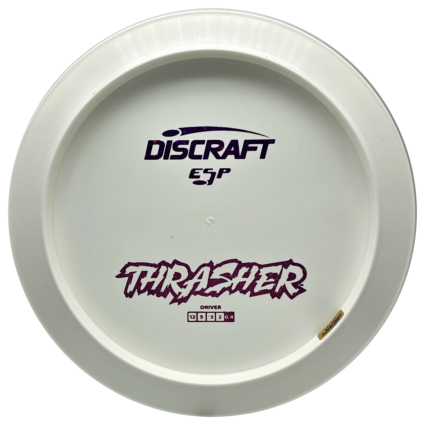 Discraft White ESP Thrasher Bottom Stamp